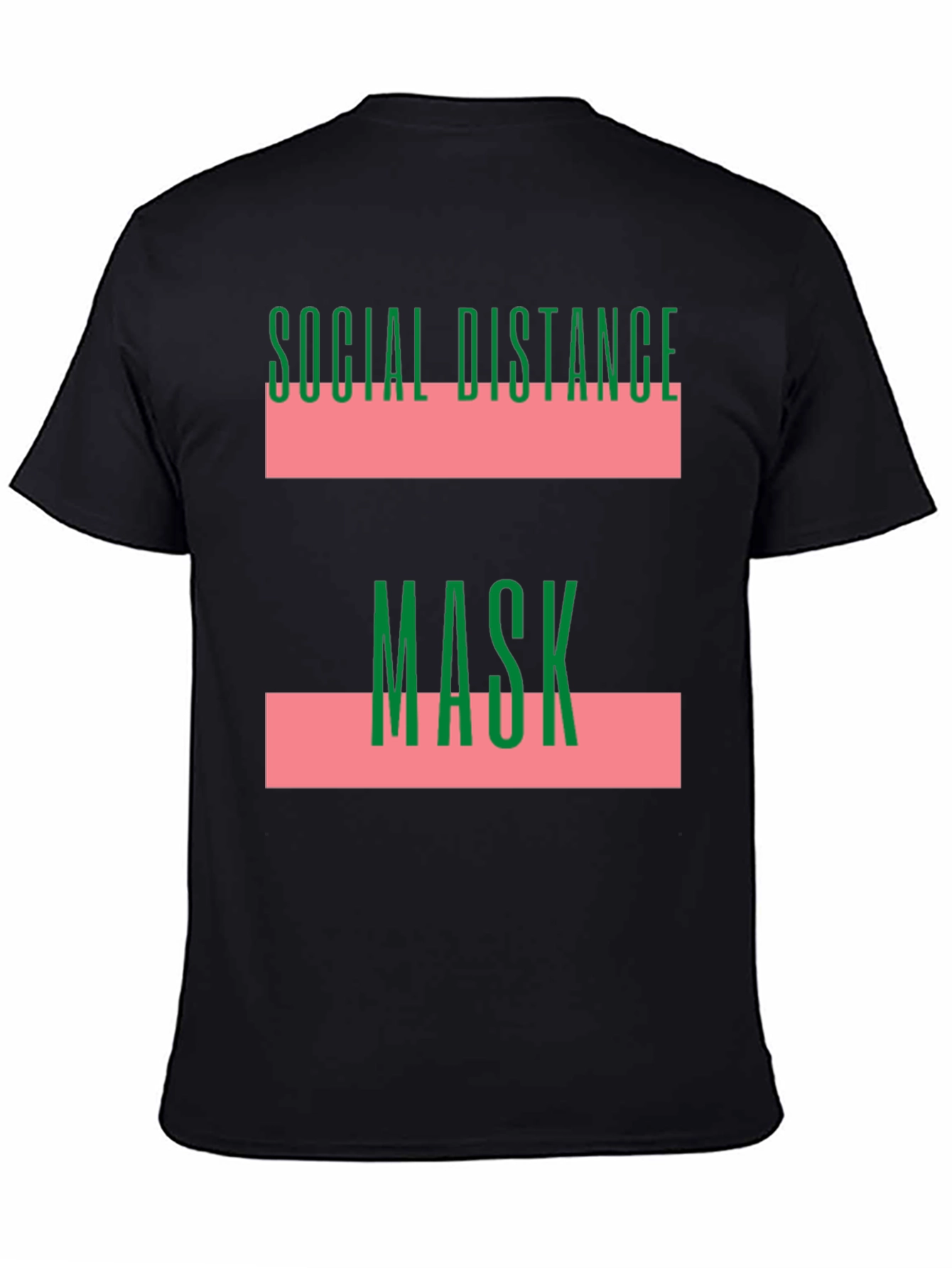 Social Distance Mask Graphic T-Shirt