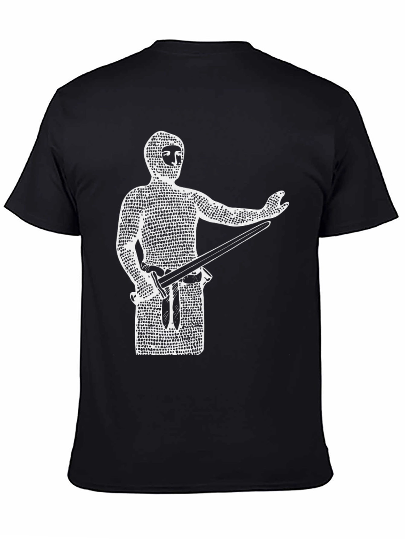 Knight T-Shirt - Chainmail Warrior Design