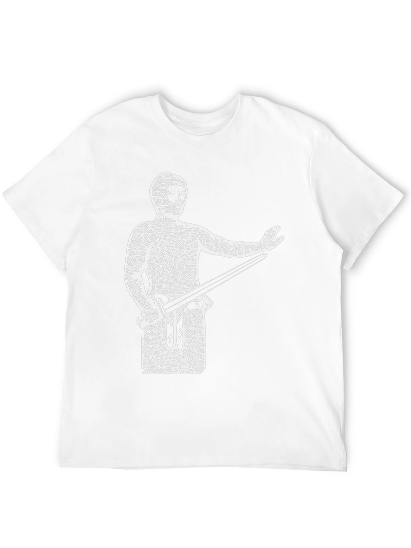 Knight T-Shirt - Chainmail Warrior Design