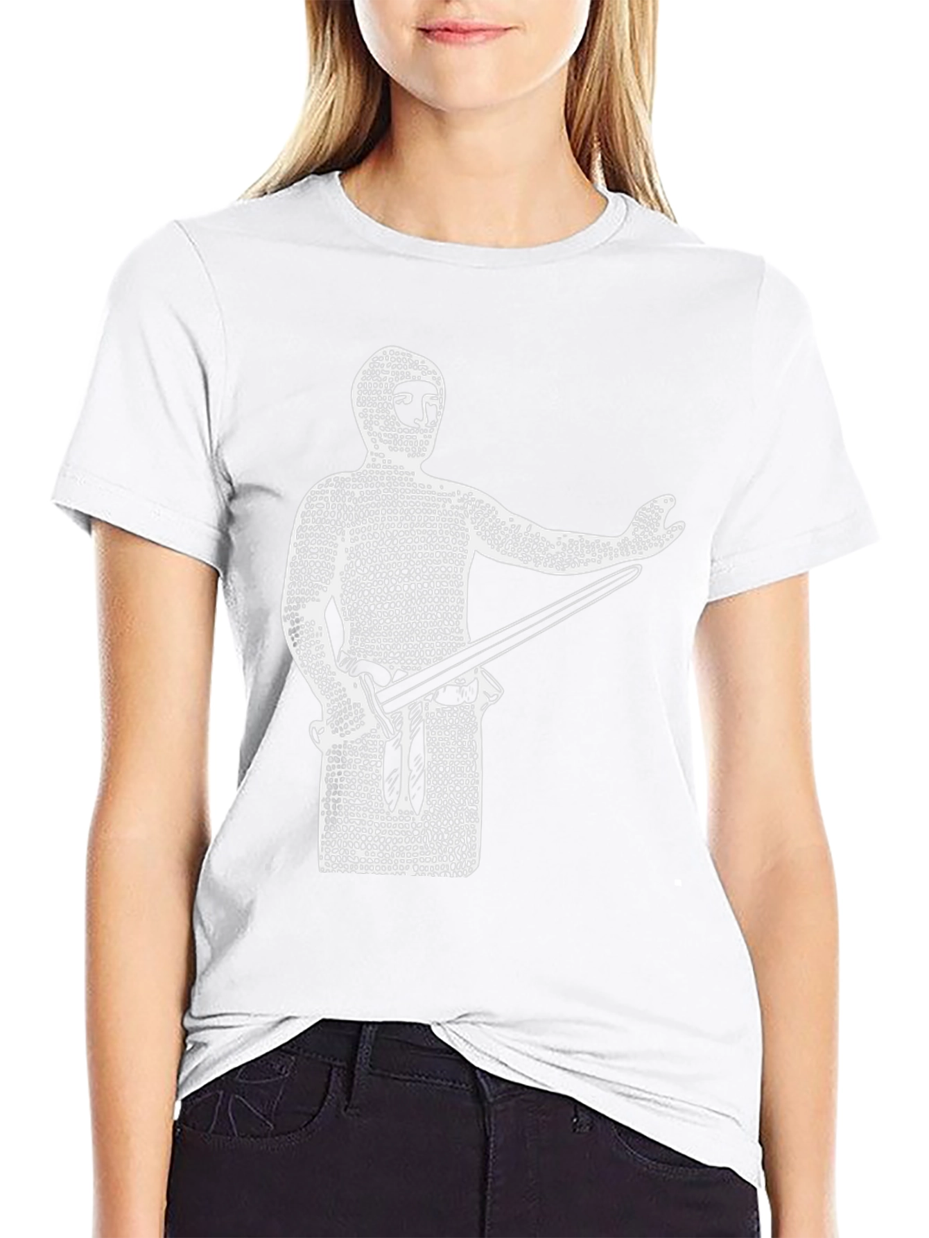 Knight T-Shirt - Chainmail Warrior Design