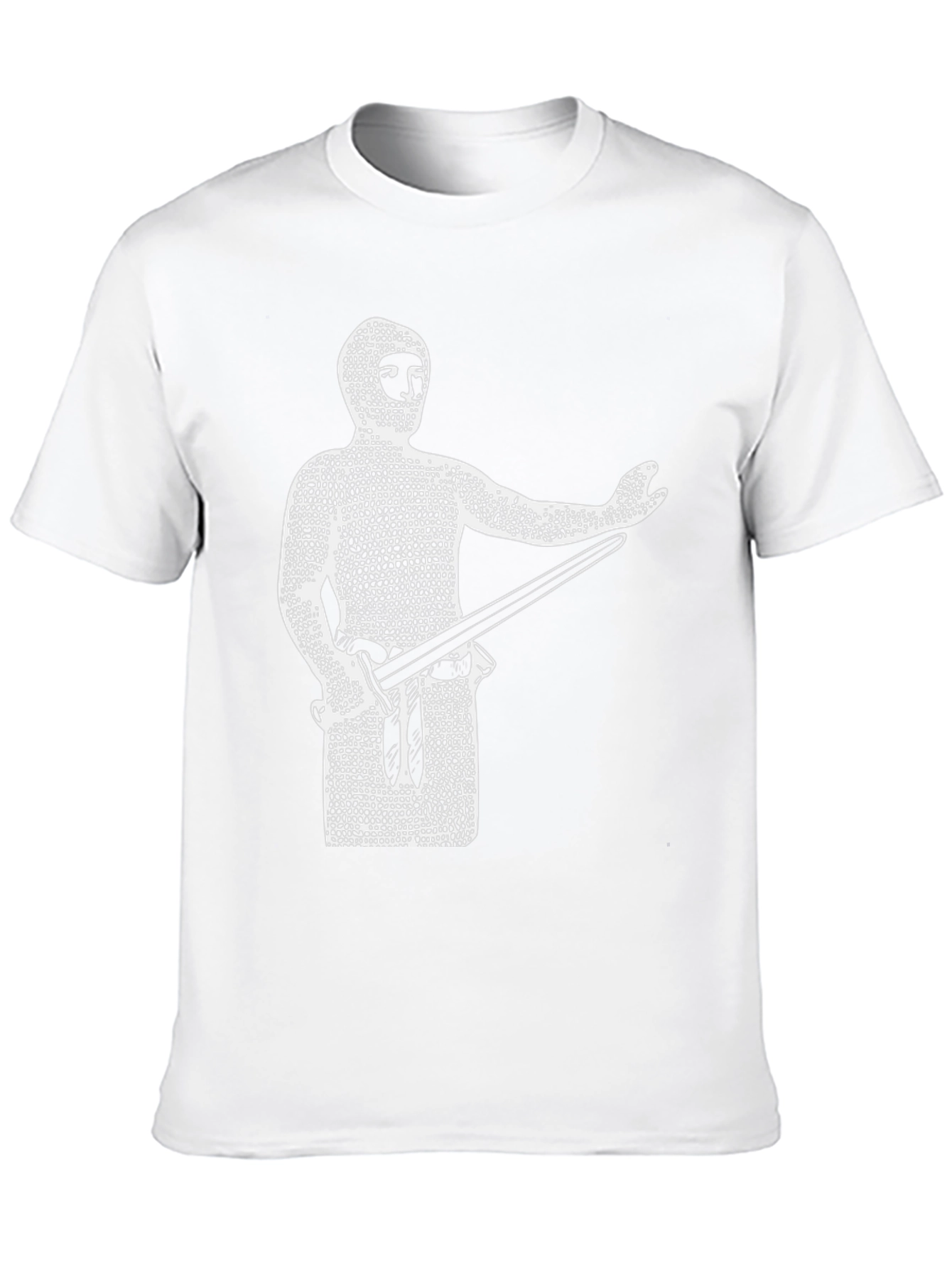 Knight T-Shirt - Chainmail Warrior Design