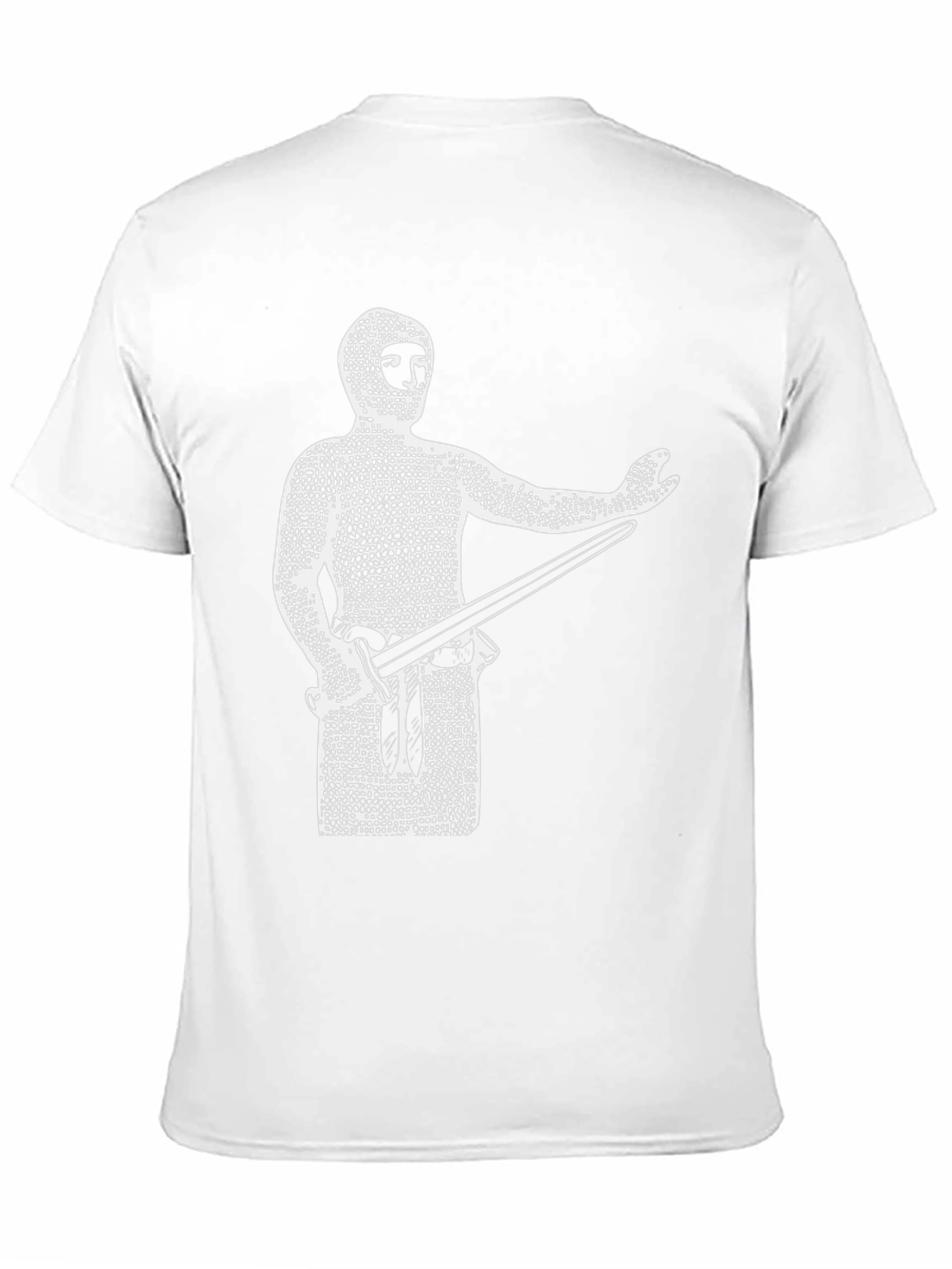 Knight T-Shirt - Chainmail Warrior Design