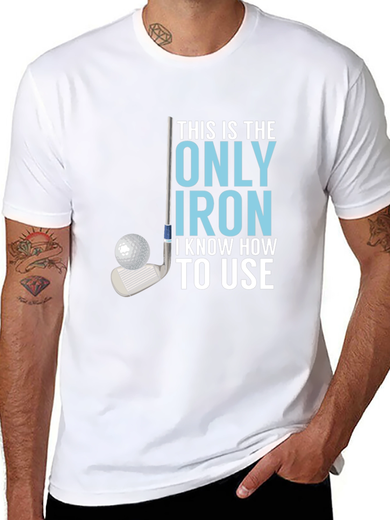 Golf Iron T-Shirt - Humorous Golfer Tee