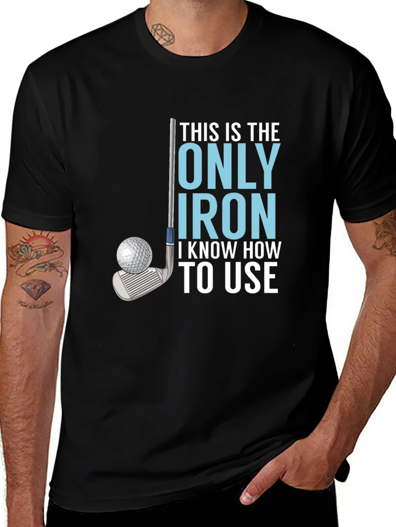 Golf Iron T-Shirt - Humorous Golfer Tee
