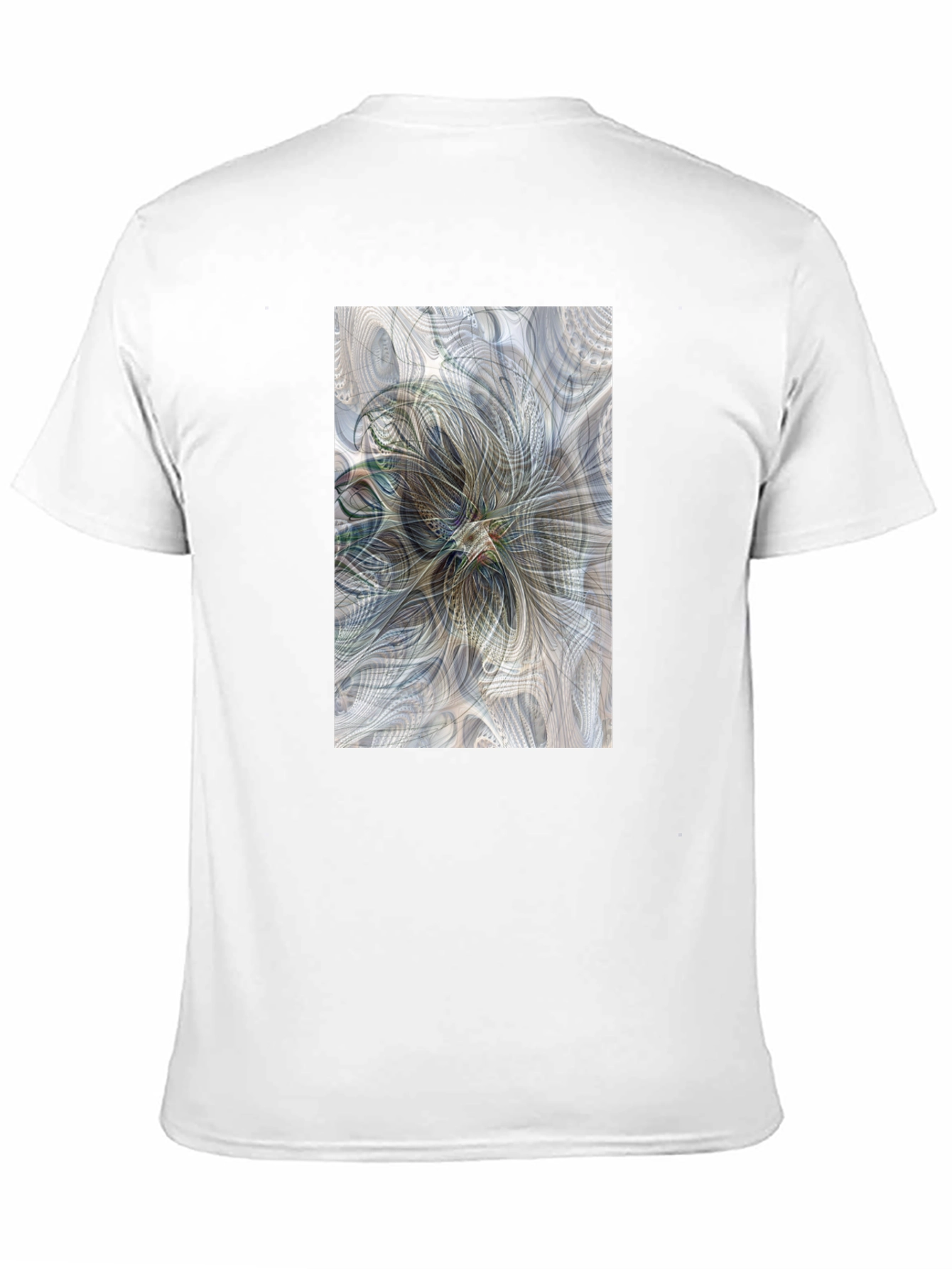 Abstract Floral Art T-Shirt - Modern Graphic Tee