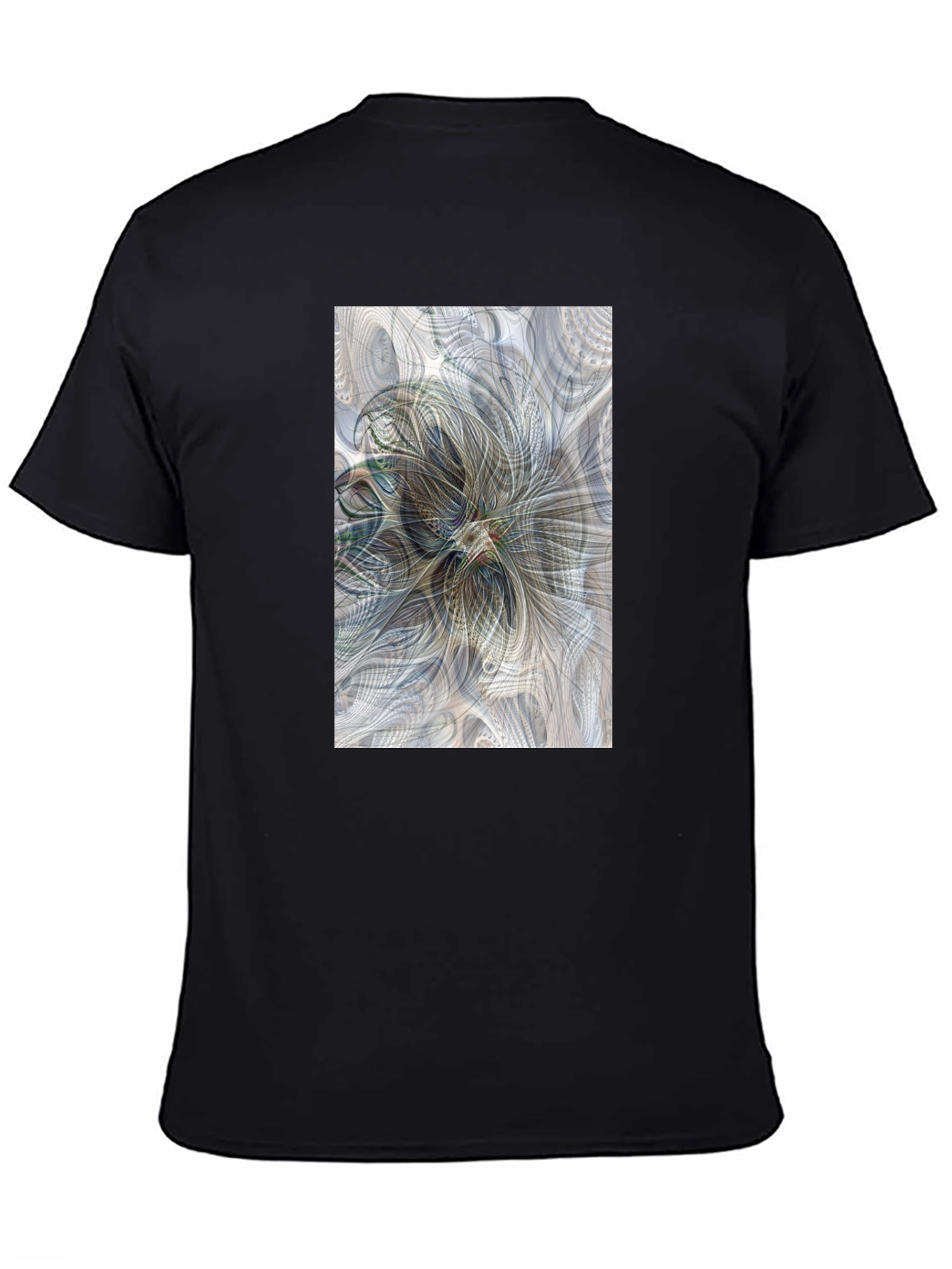 Abstract Floral Art T-Shirt - Modern Graphic Tee