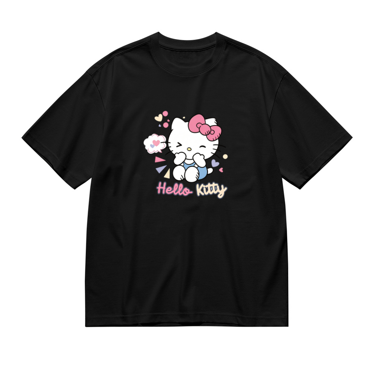 Sweet Wink Hello Kitty Heart Accent Plus?Size Casual T?Shirt