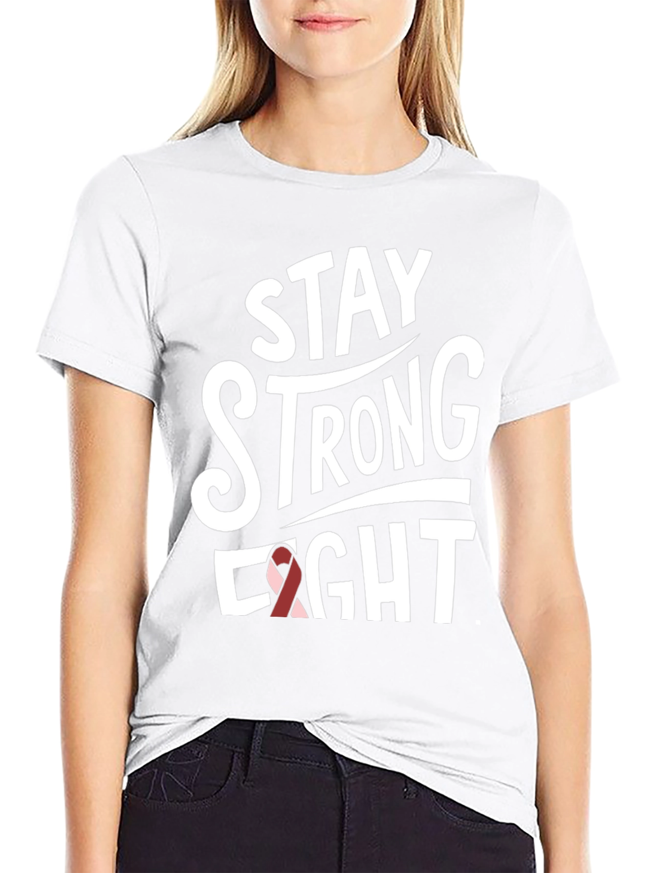 Stay Strong Fight T-Shirt - Cancer Awareness Tee