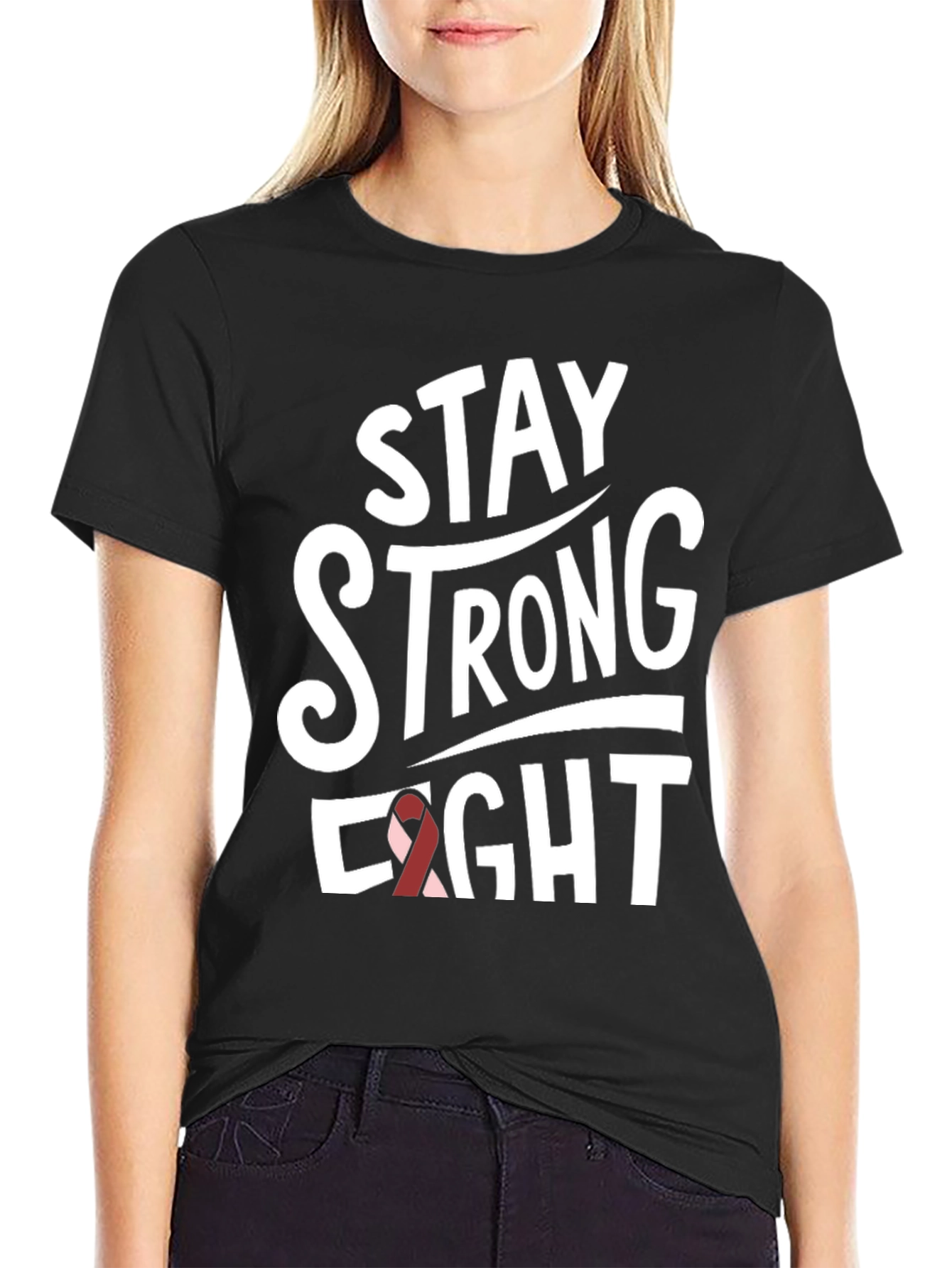 Stay Strong Fight T-Shirt - Cancer Awareness Tee