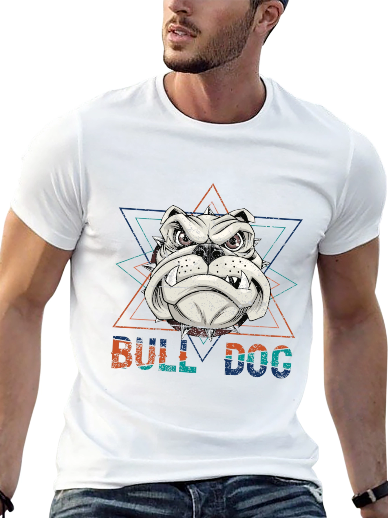 Bulldog Graphic Tee - Cool Dog Lover T-Shirt