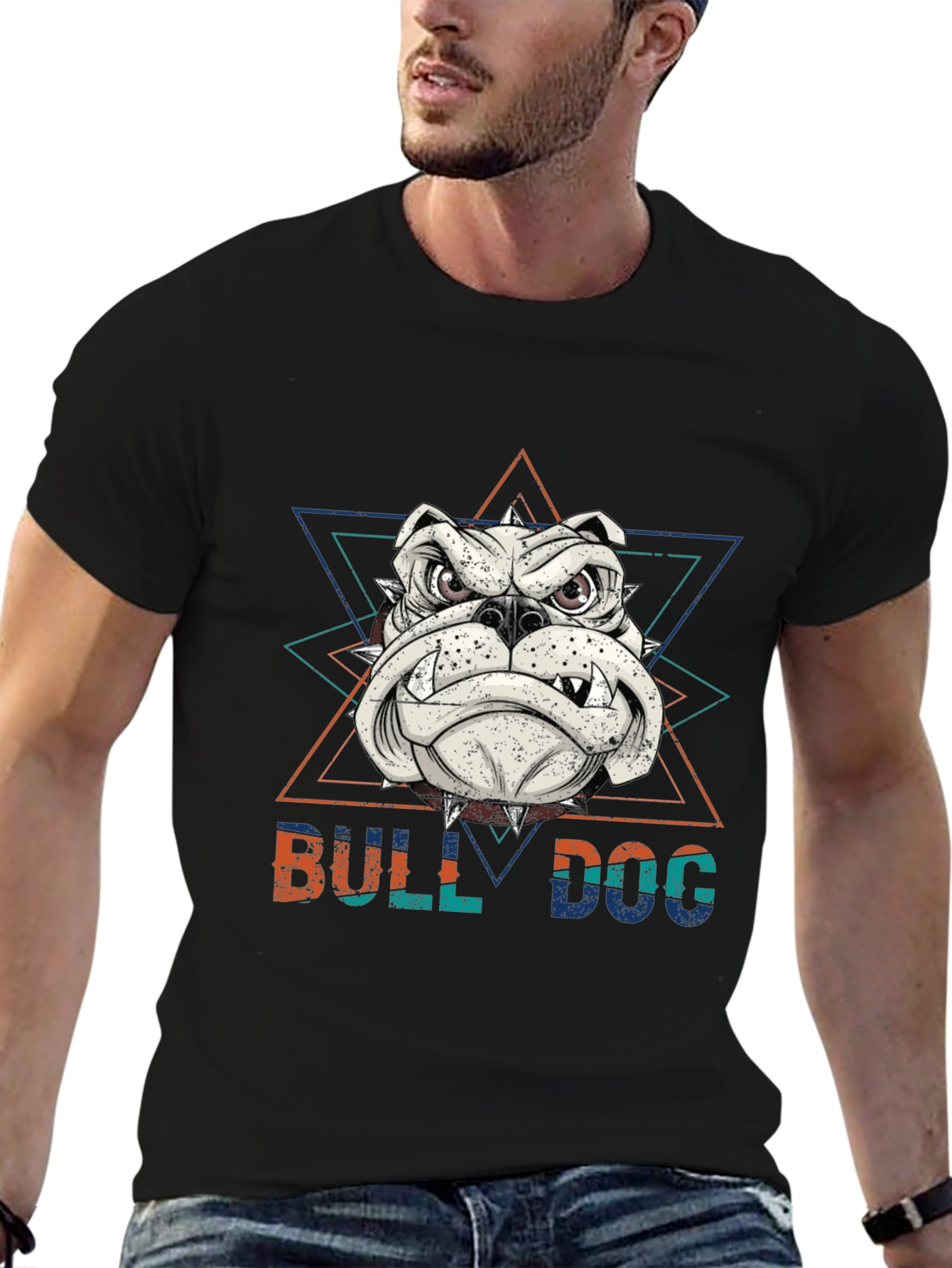 Bulldog Graphic Tee - Cool Dog Lover T-Shirt