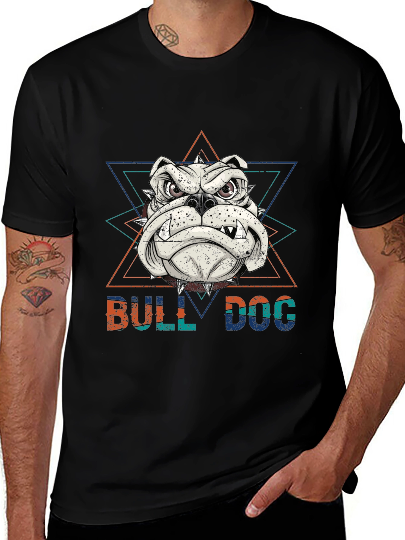 Bulldog Graphic Tee - Cool Dog Lover T-Shirt