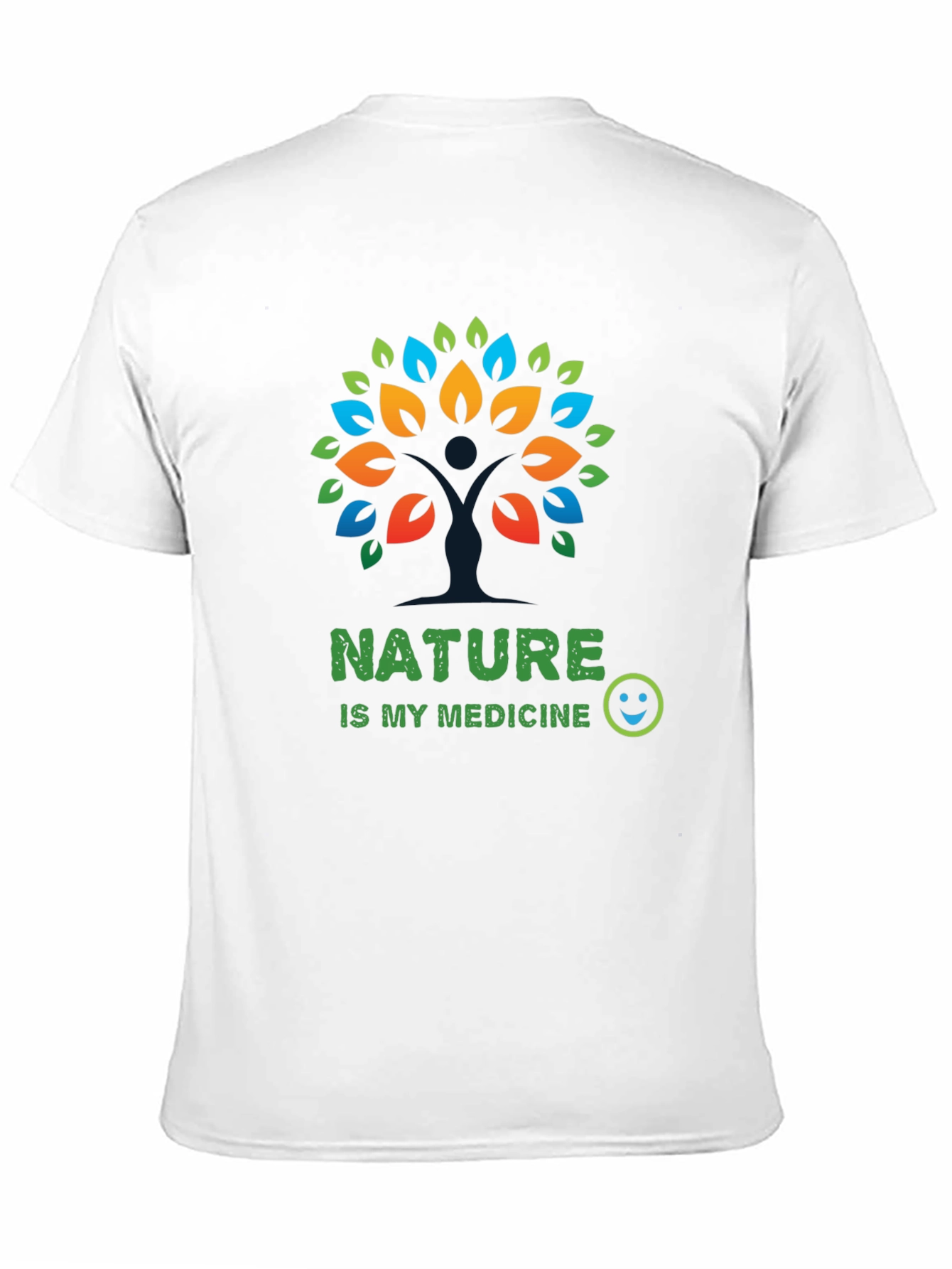 Nature is My Medicine Graphic Tee - Black
