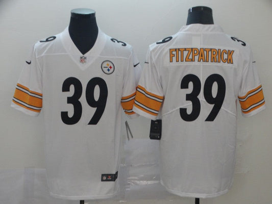 Men's Pittsburgh Steelers Minkah Fitzpatrick #39 White Game Jerseys