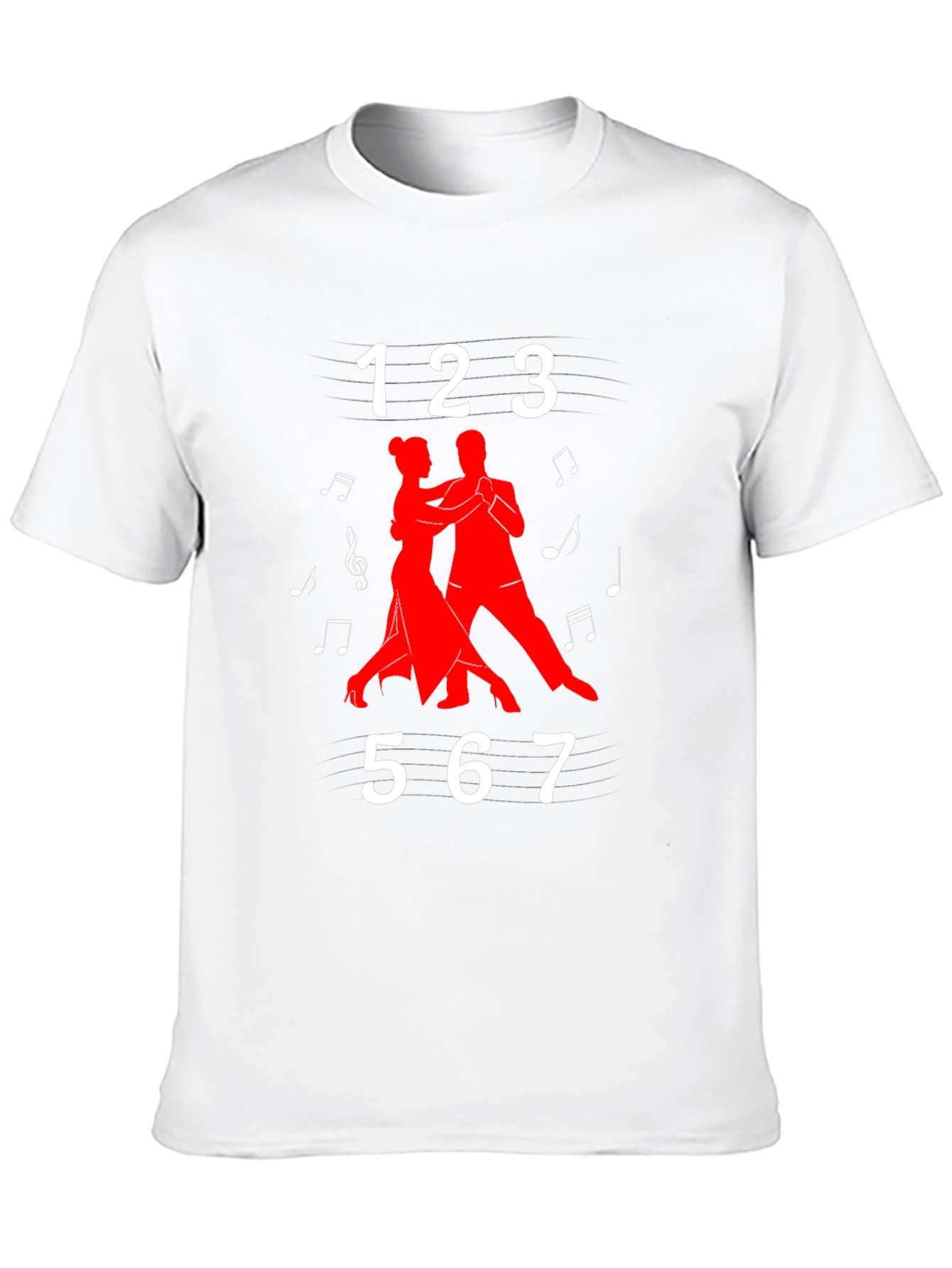 Dance T-Shirt - 123567 Musical Note Tee
