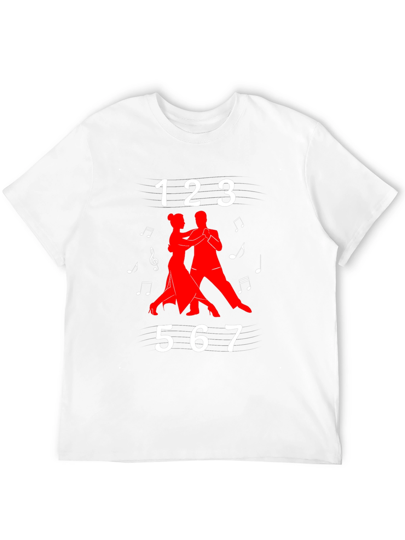 Dance T-Shirt - 123567 Musical Note Tee