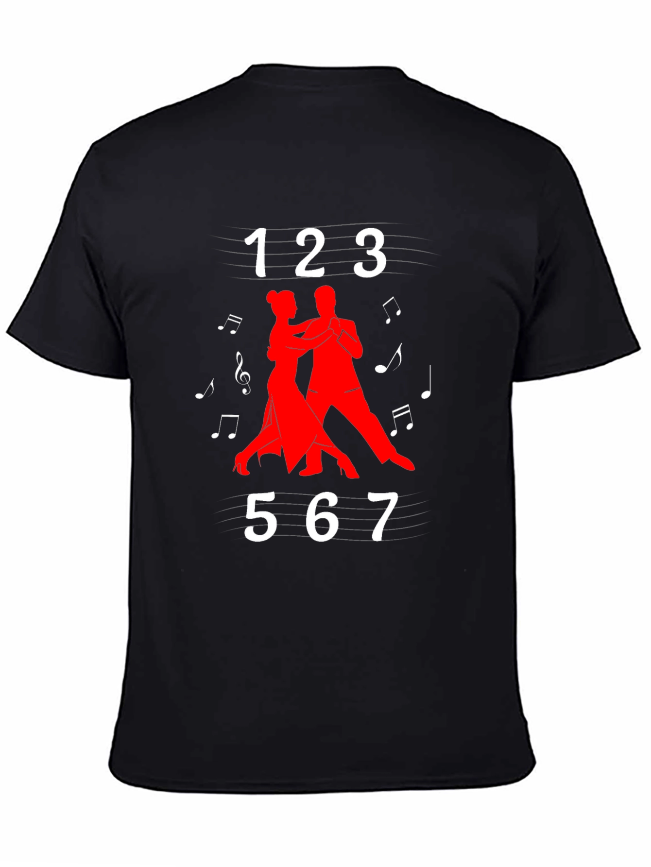 Dance T-Shirt - 123567 Musical Note Tee