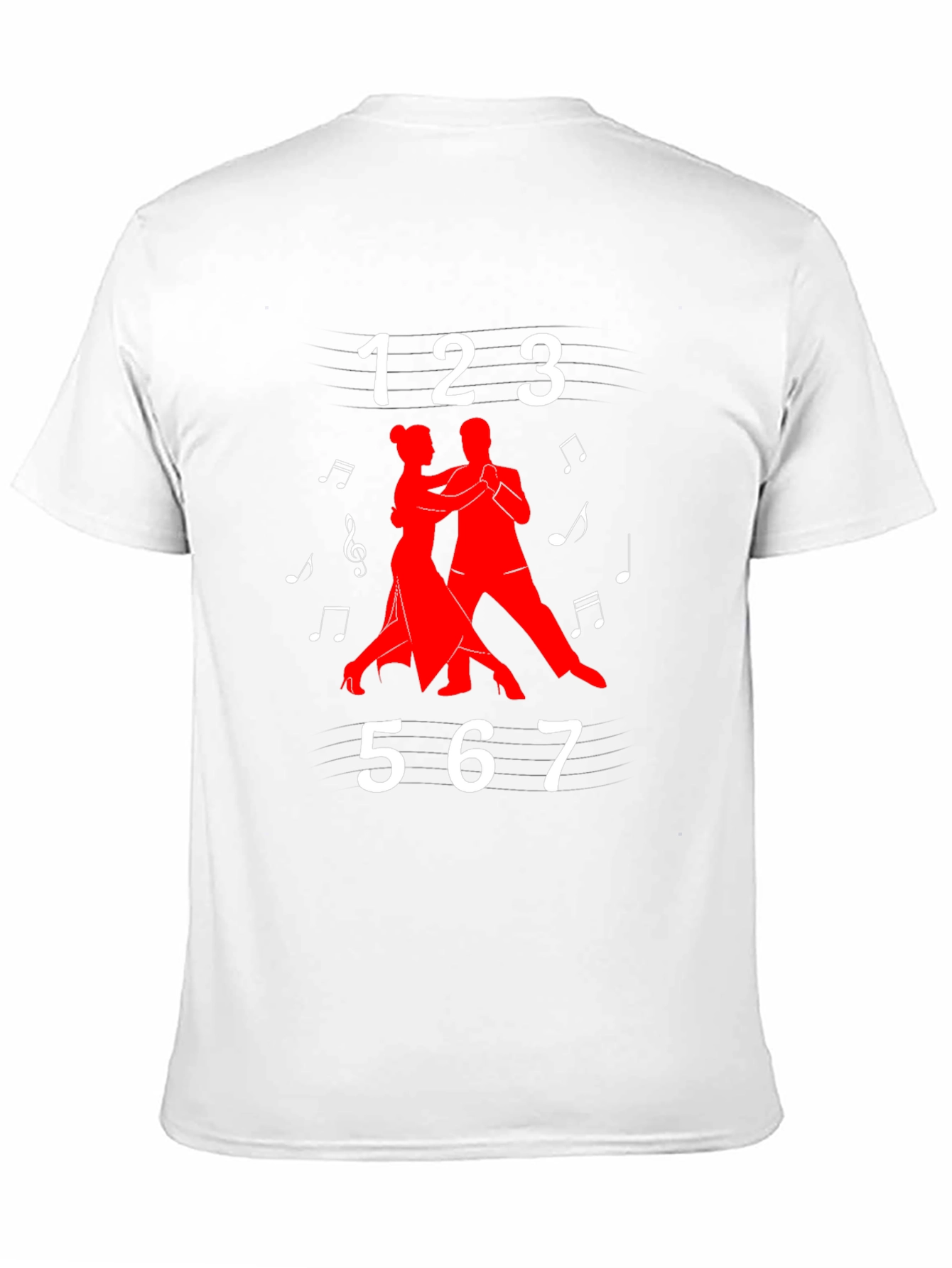 Dance T-Shirt - 123567 Musical Note Tee