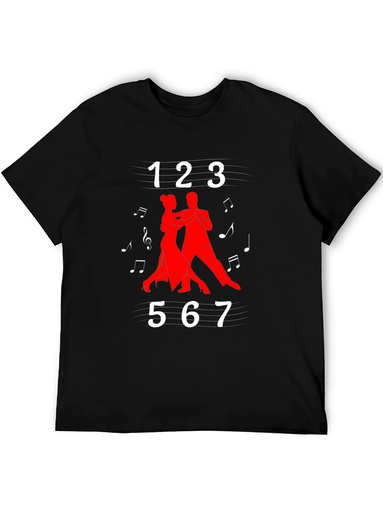 Dance T-Shirt - 123567 Musical Note Tee