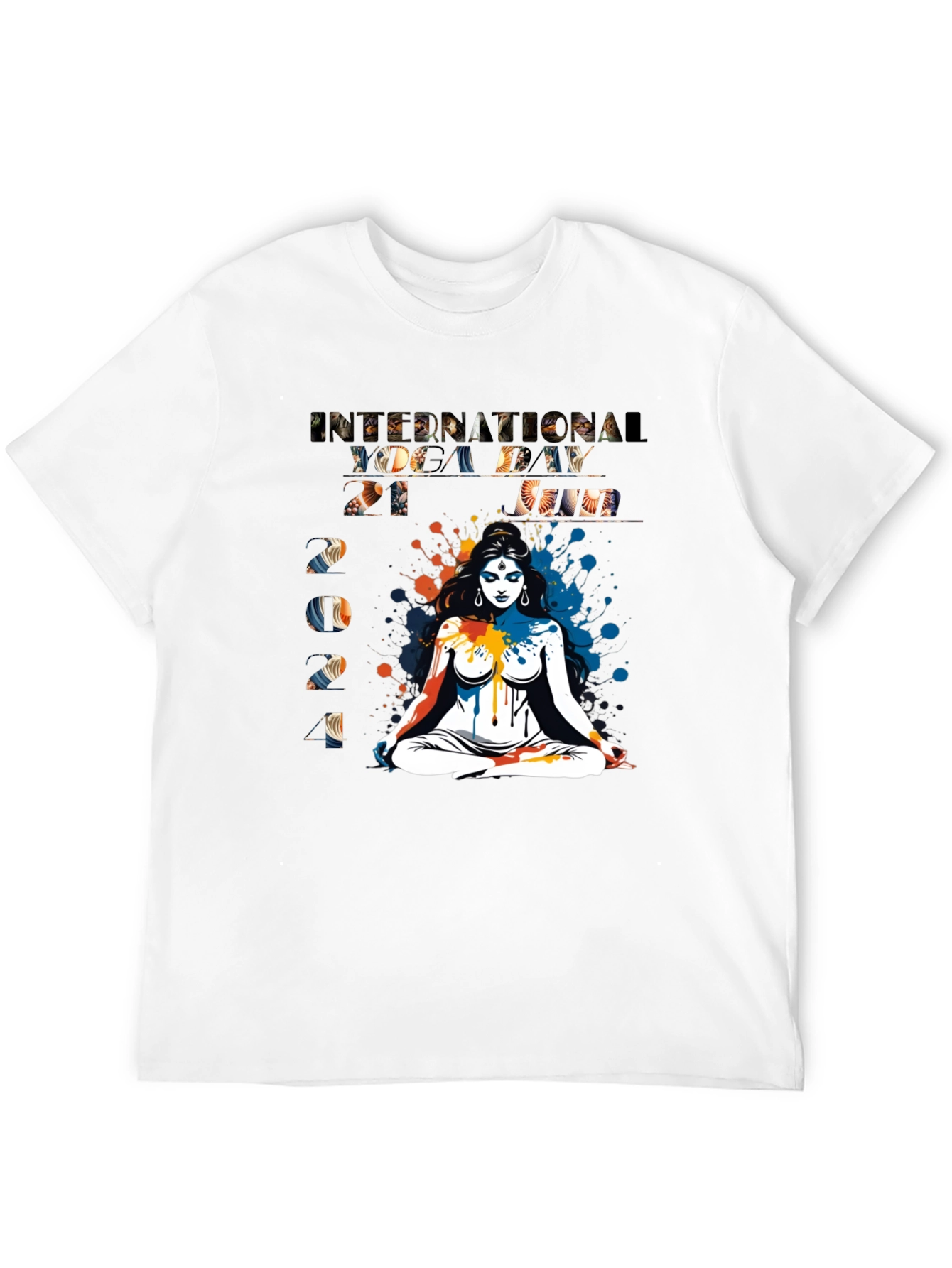International Yoga Day 2021 Black Tee