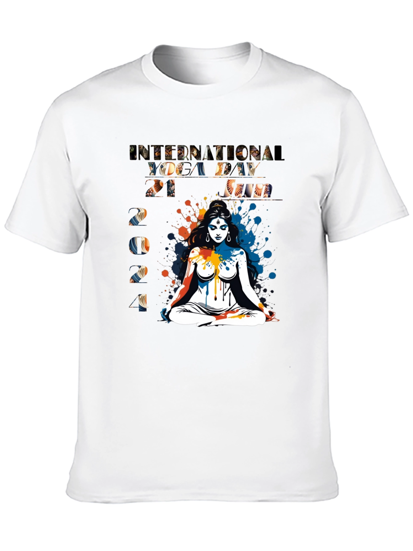 International Yoga Day 2021 Black Tee