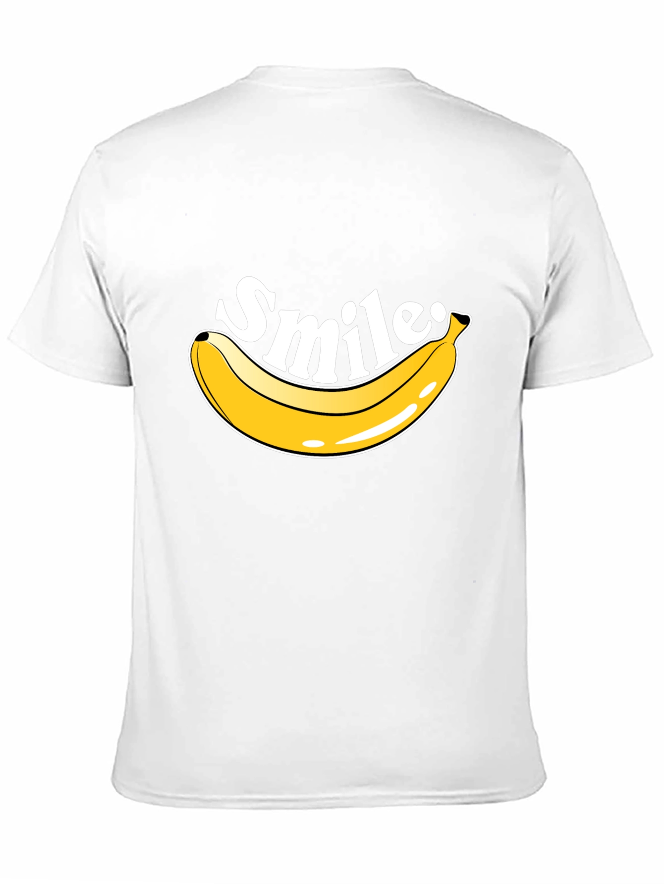 Smile Banana T-Shirt - Mens Crew Neck Tee