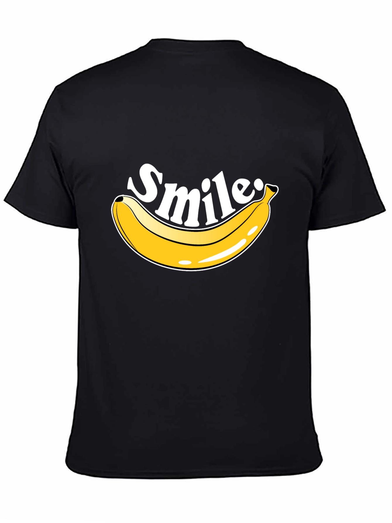 Smile Banana T-Shirt - Mens Crew Neck Tee