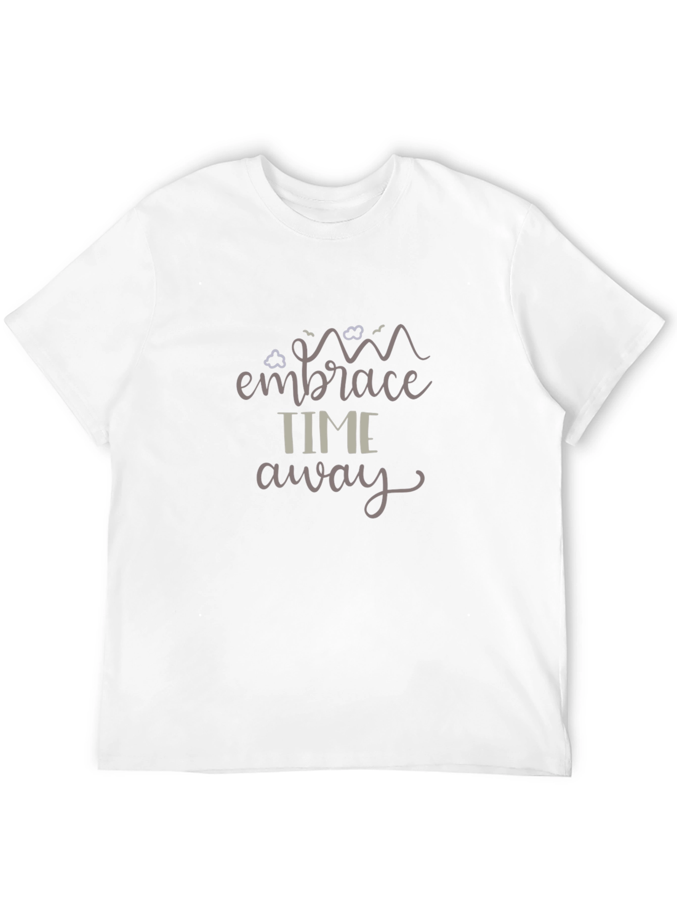 Embrace Time Away Graphic T-Shirt Black Tee