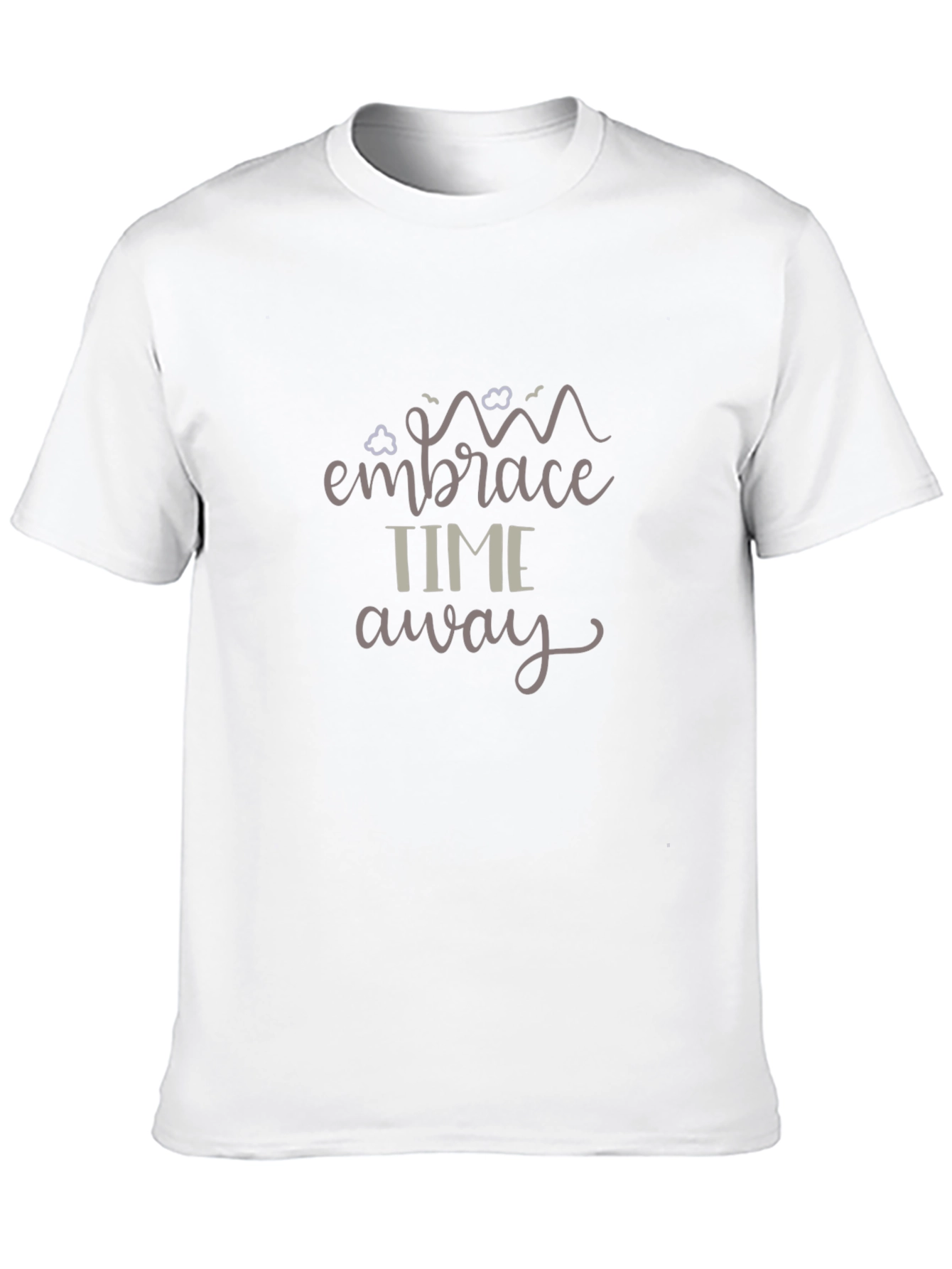 Embrace Time Away Graphic T-Shirt Black Tee