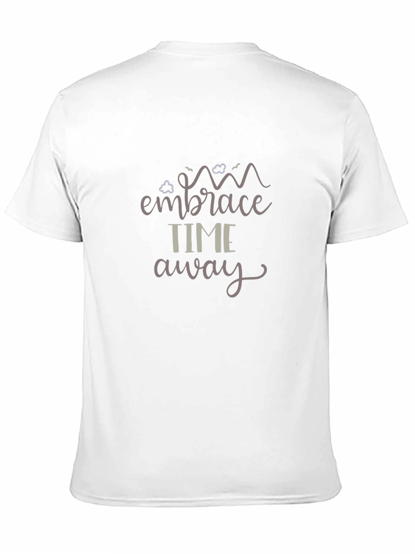 Embrace Time Away Graphic T-Shirt Black Tee