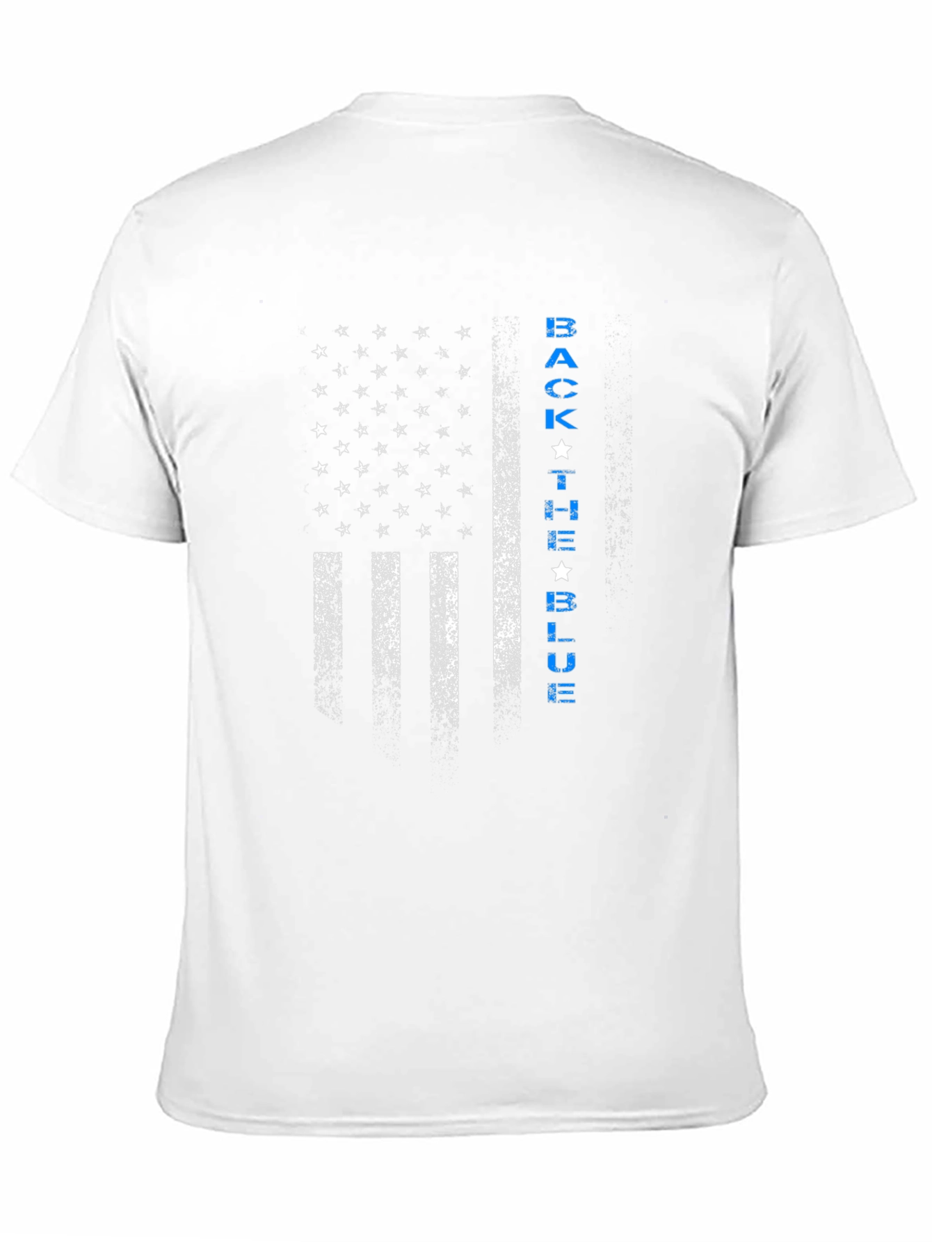 Back the Blue USA Flag T-Shirt