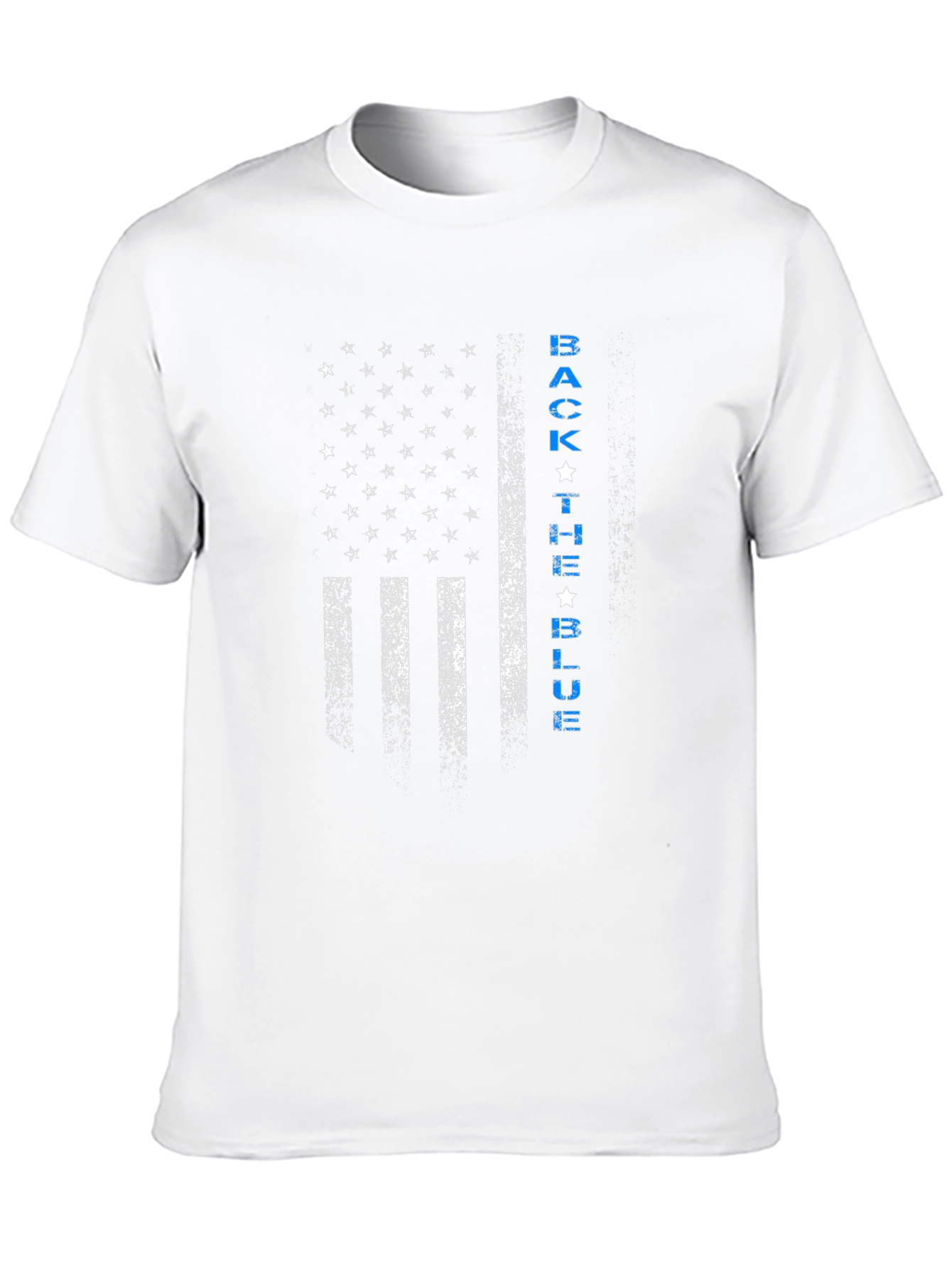 Back the Blue USA Flag T-Shirt