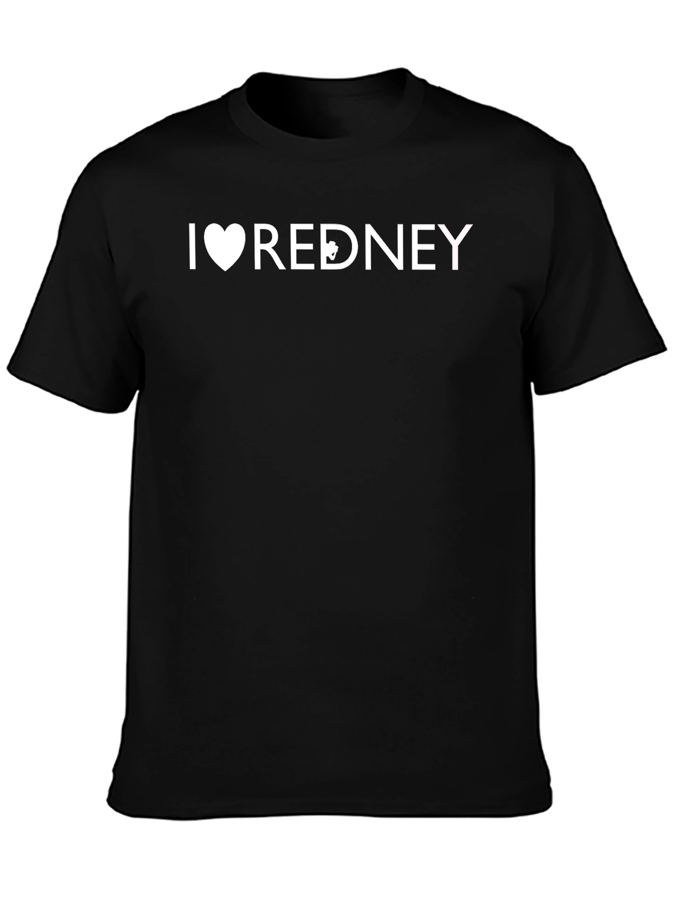 I Heart Redney T-Shirt - Black Graphic Tee
