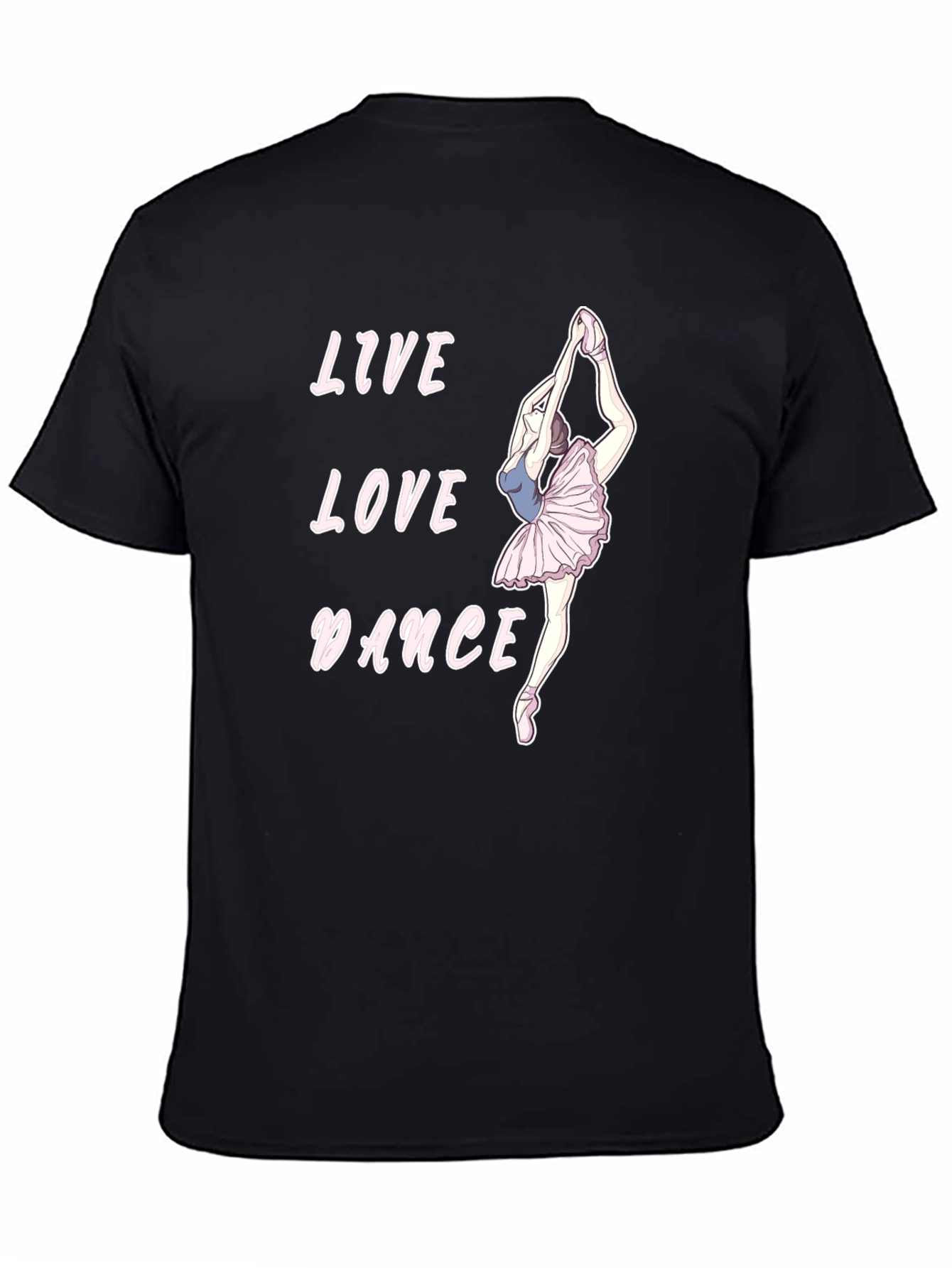 Live Love Dance Black T-Shirt