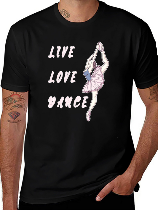 Live Love Dance Black T-Shirt