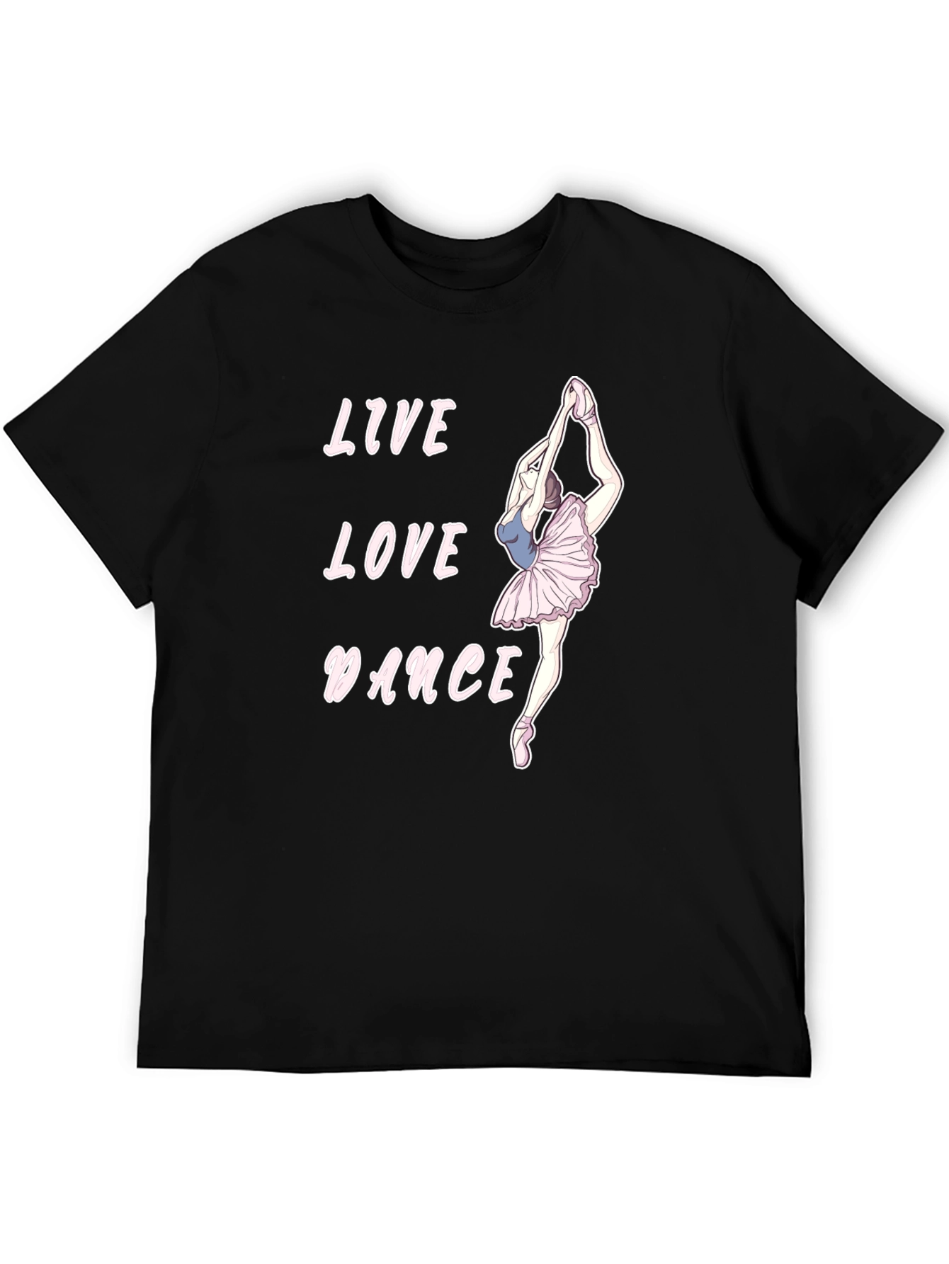 Live Love Dance Black T-Shirt