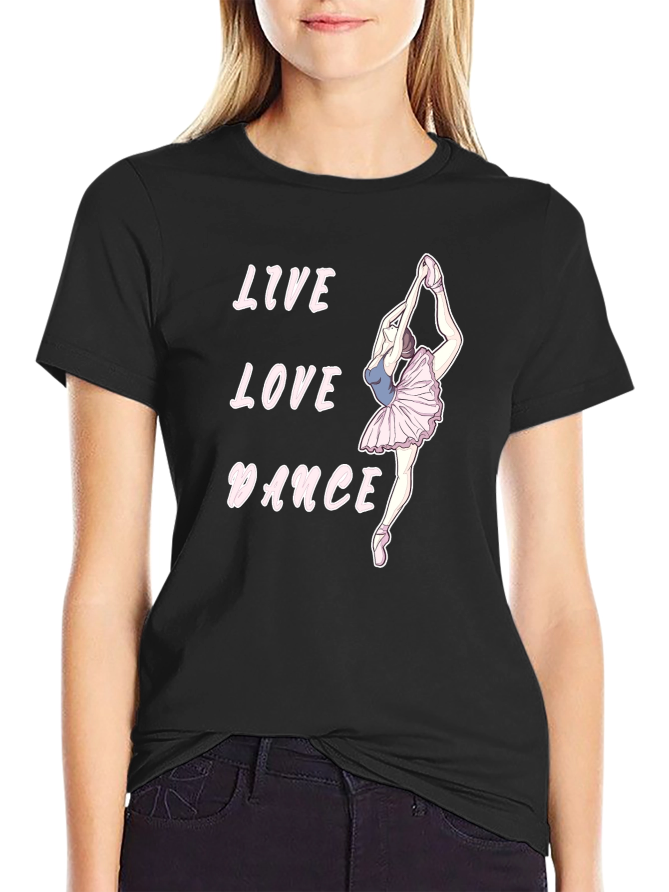 Live Love Dance Black T-Shirt