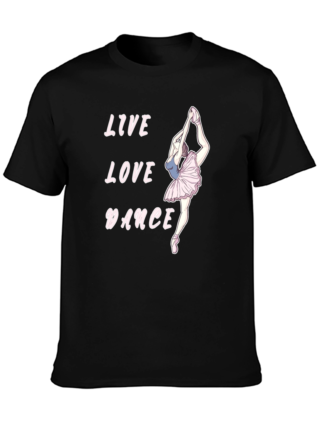 Live Love Dance Black T-Shirt