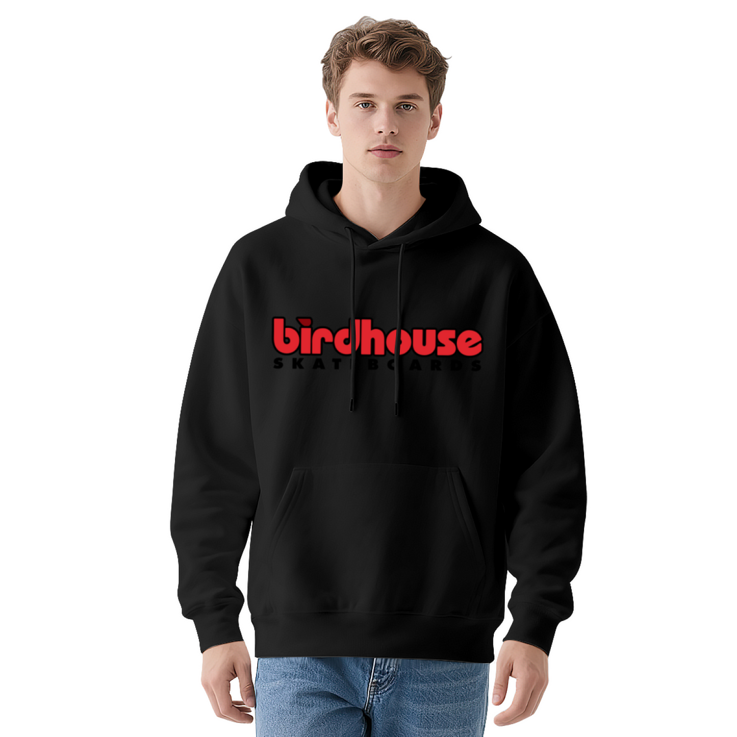 Classic Birdhouse Skateboards Logo Hoodie, Light Street Comfort