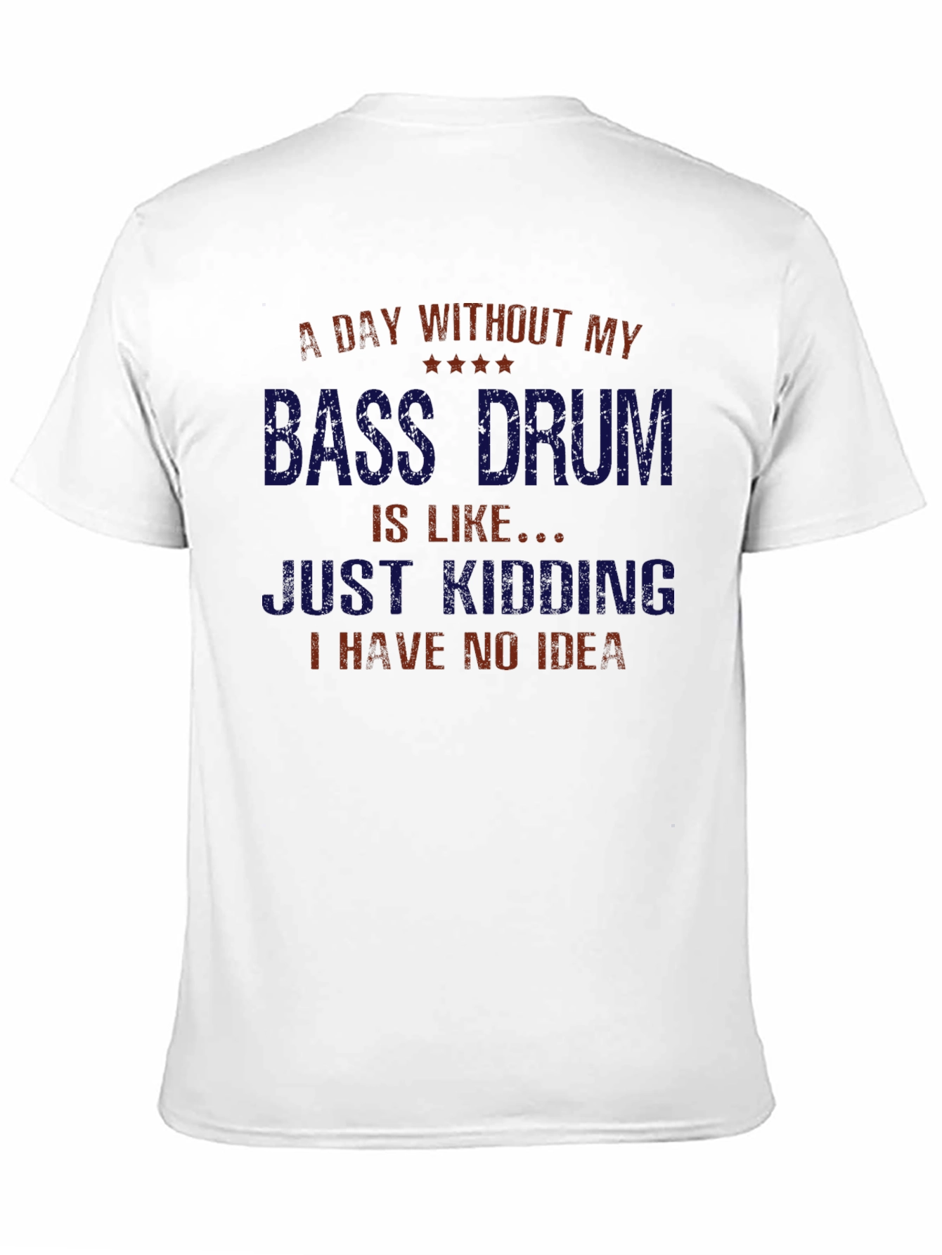 Bass Drum T-Shirt - Funny Musician Tee