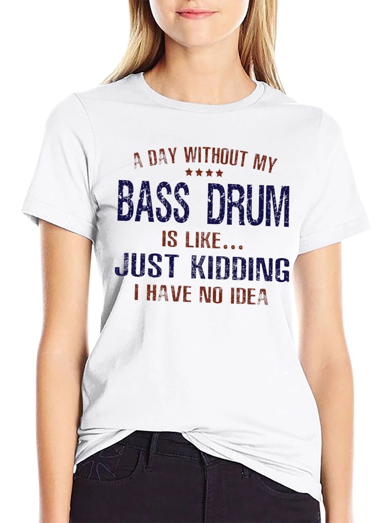 Bass Drum T-Shirt - Funny Musician Tee