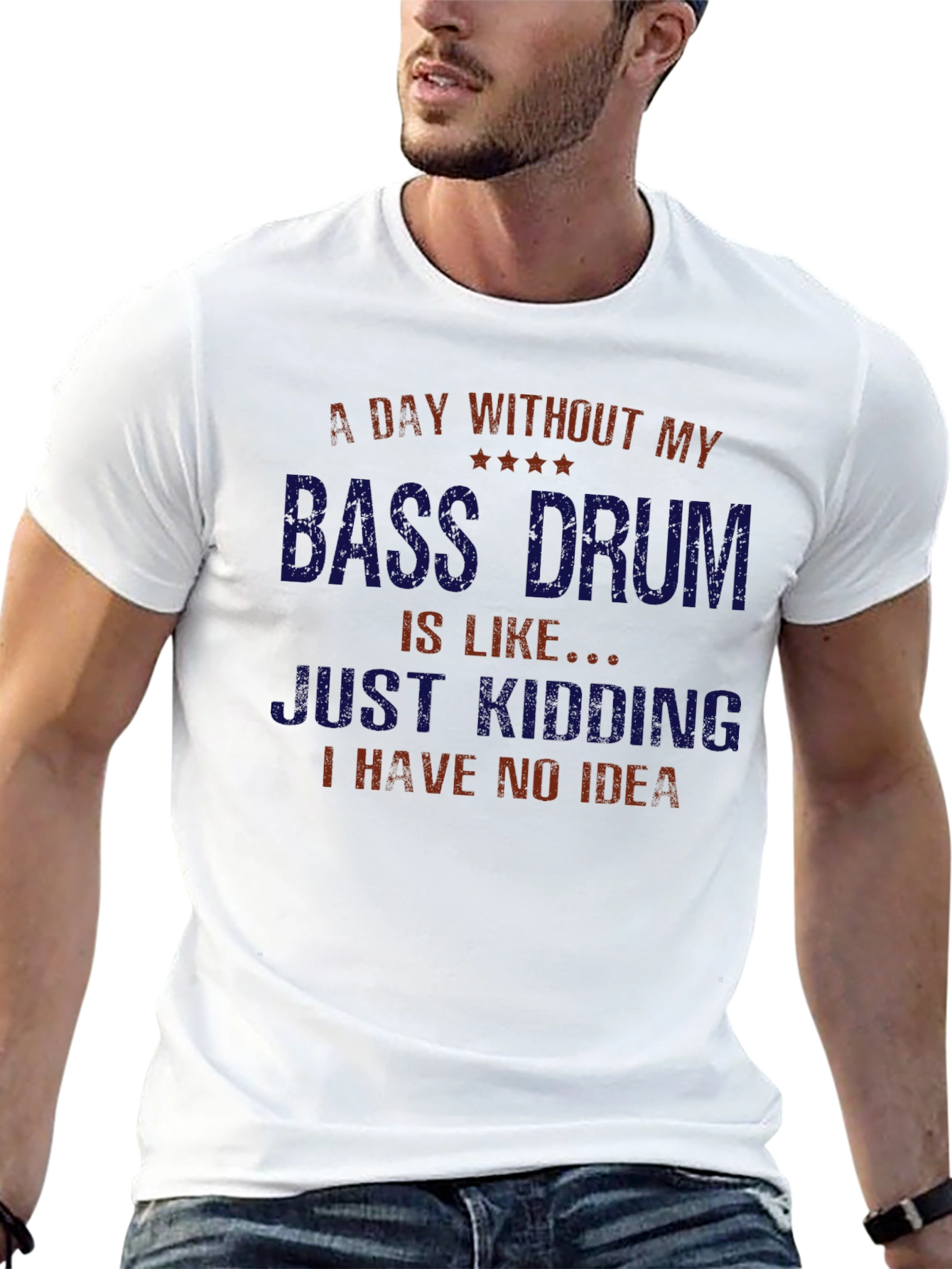Bass Drum T-Shirt - Funny Musician Tee
