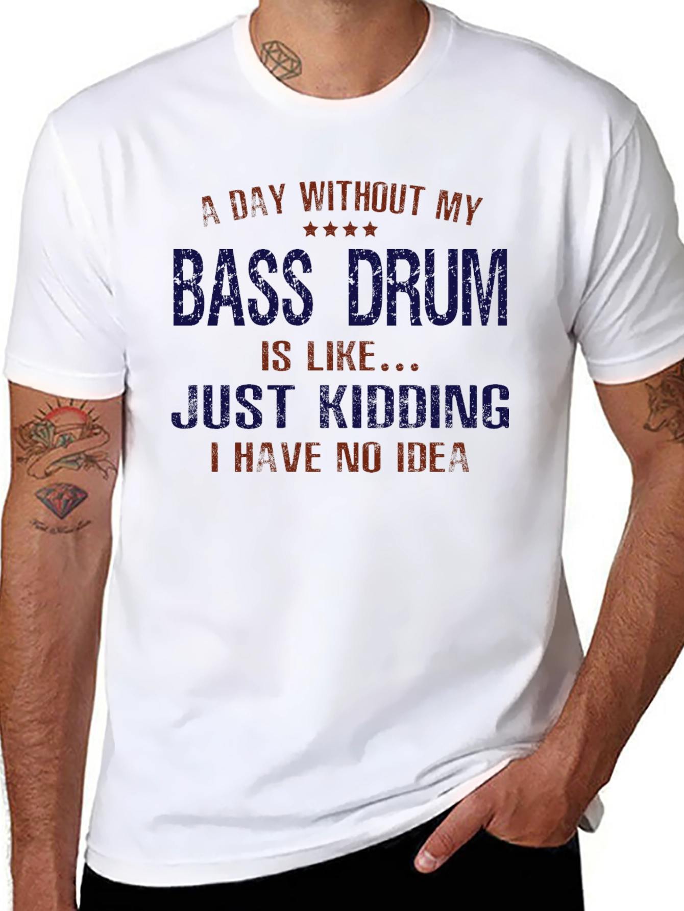 Bass Drum T-Shirt - Funny Musician Tee