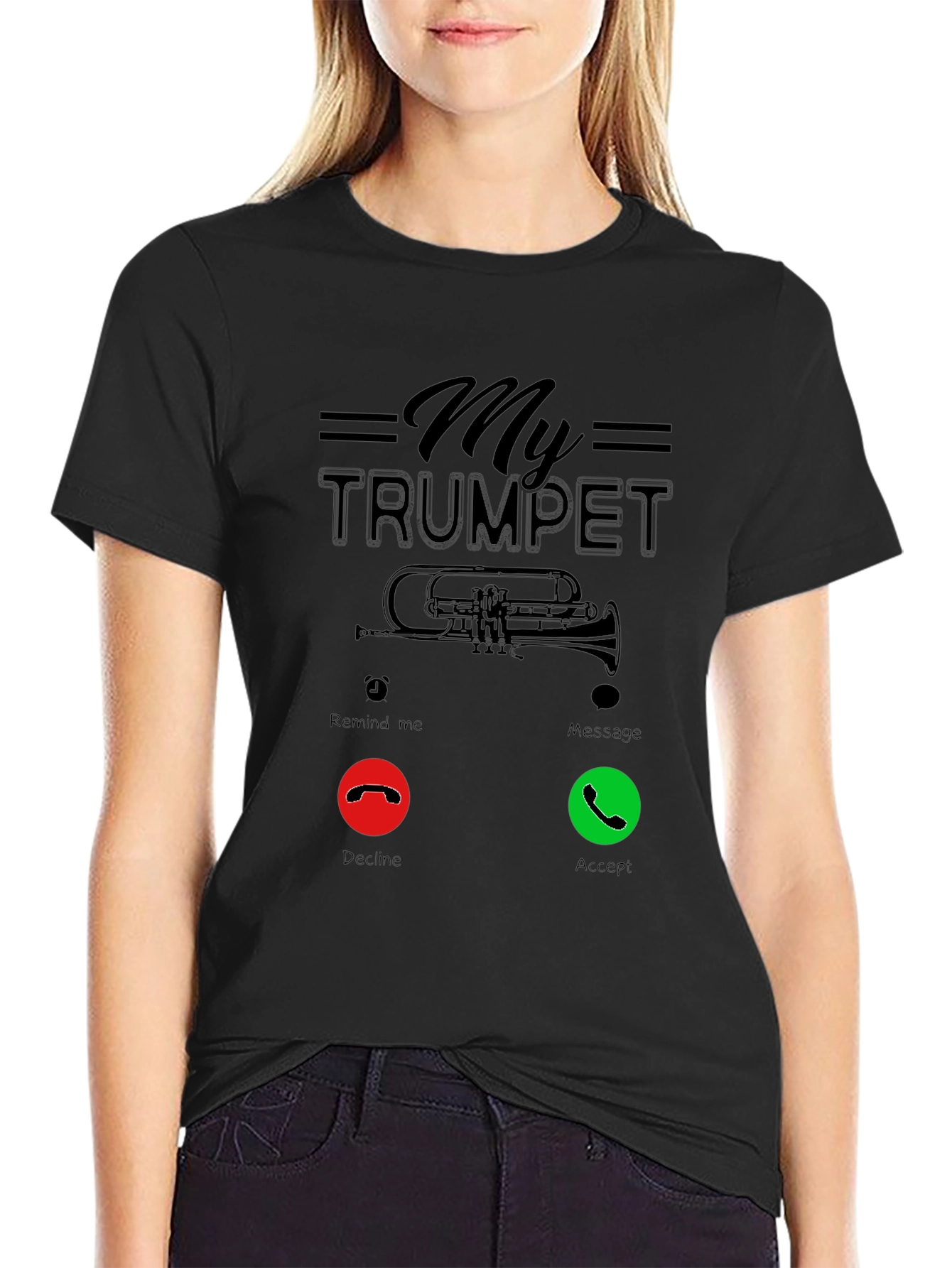 My Trumpet Calling Funny Music T-Shirt