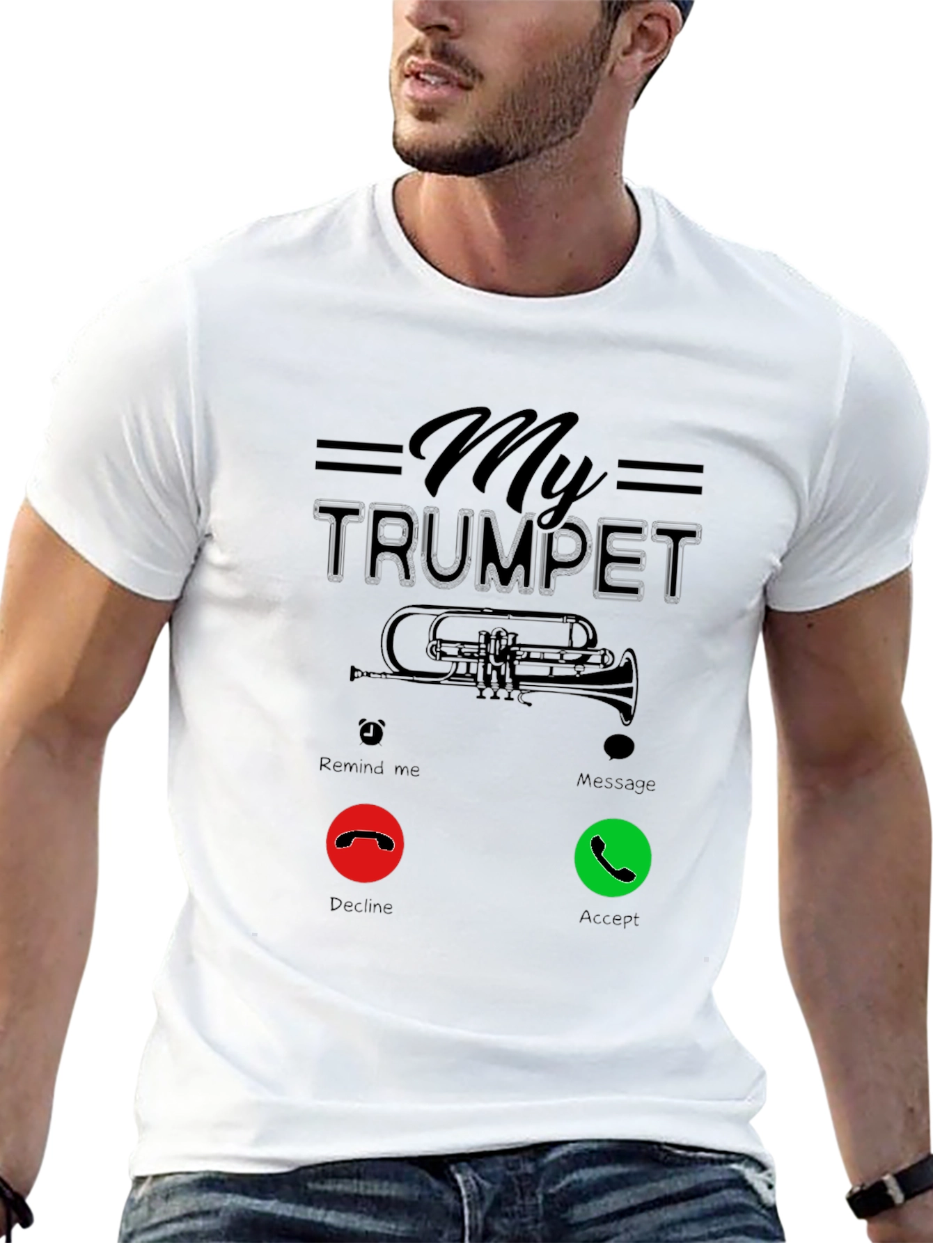My Trumpet Calling Funny Music T-Shirt