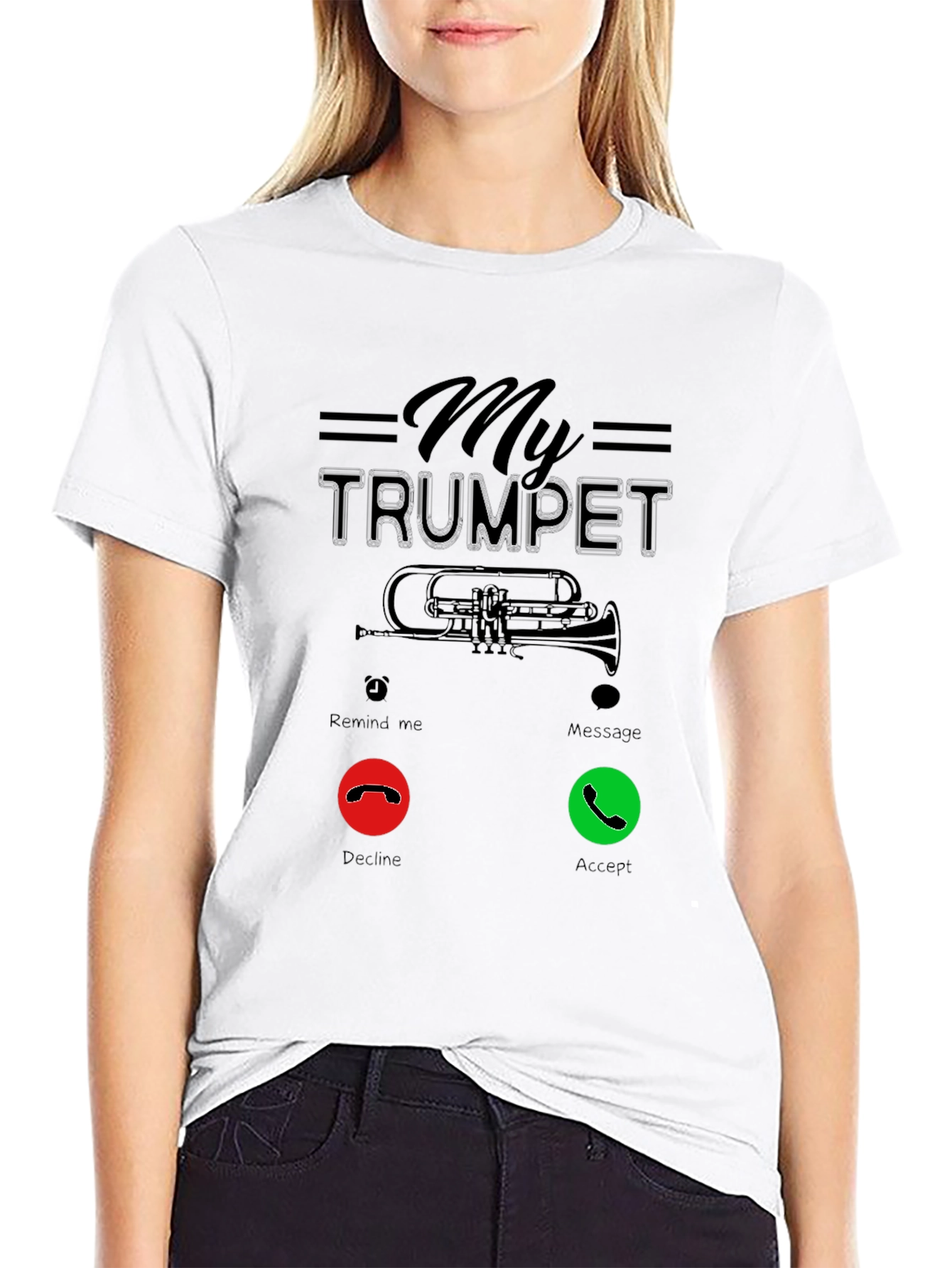 My Trumpet Calling Funny Music T-Shirt