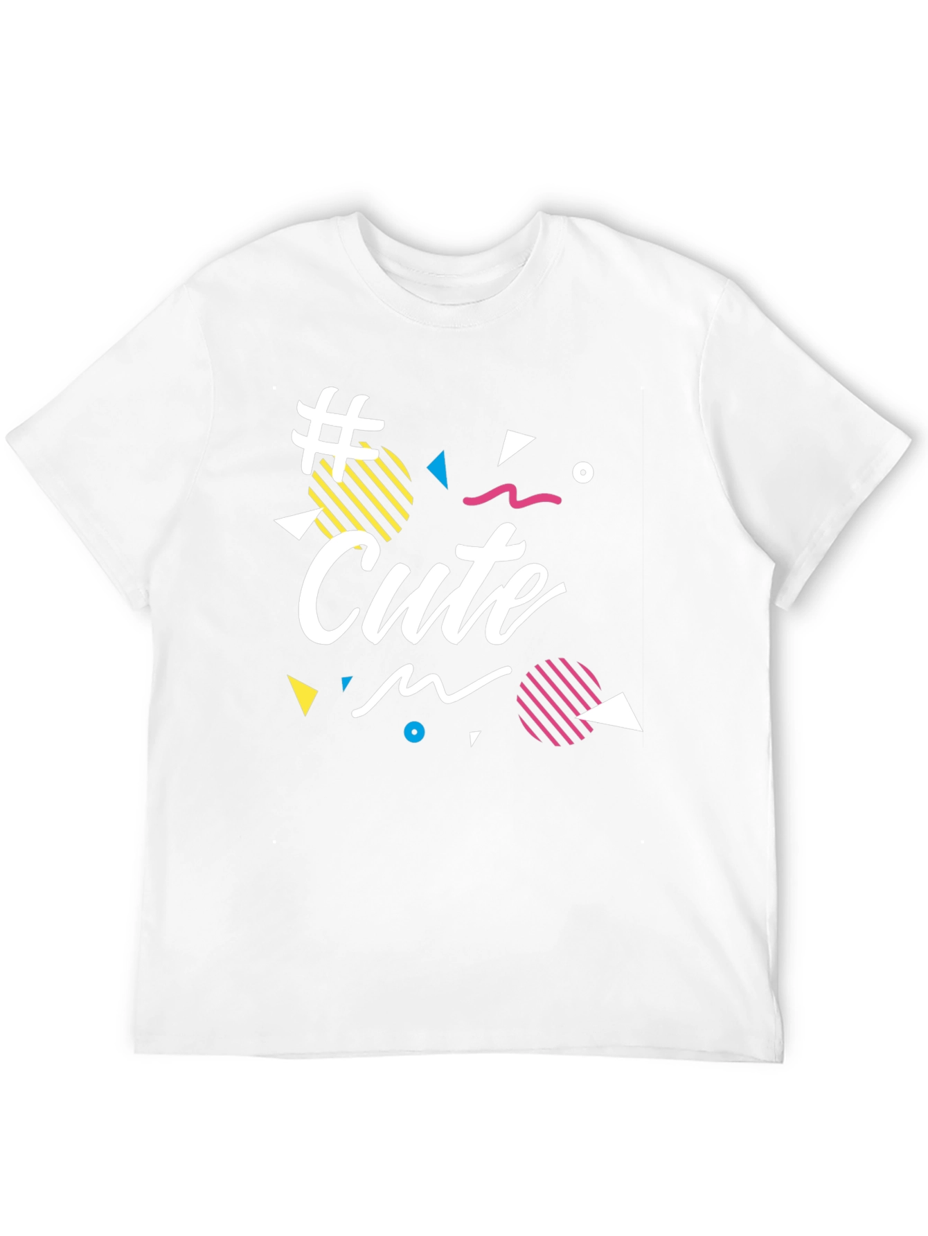 Cute Graphic Print Black T-Shirt
