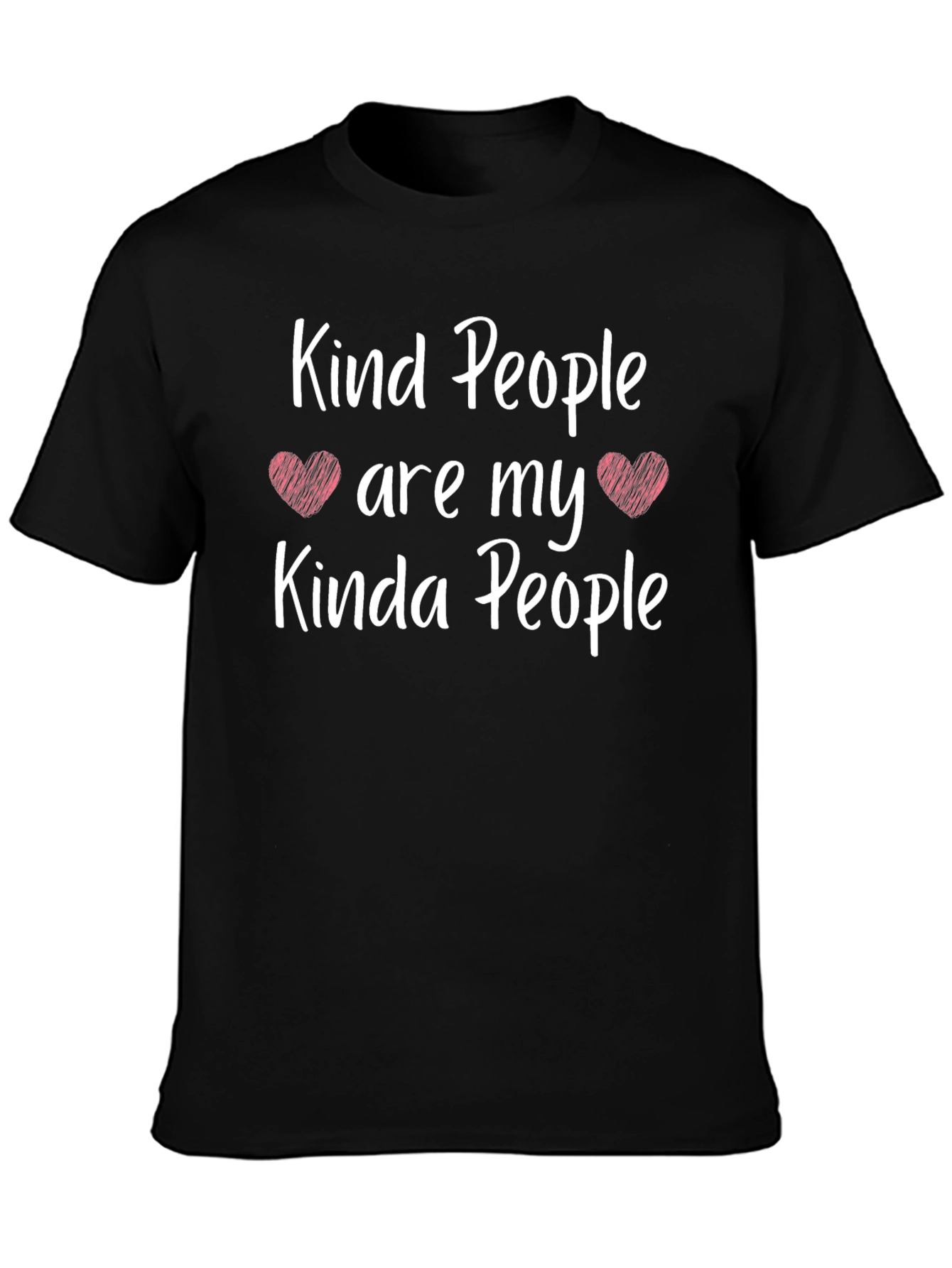 Kind People T-Shirt Black - Positive Vibes