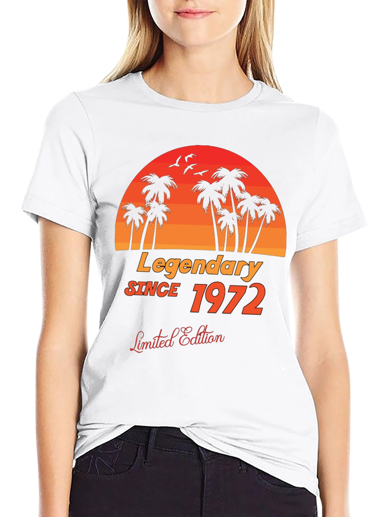 Legendary Since 1972 Black Graphic T-Shirt