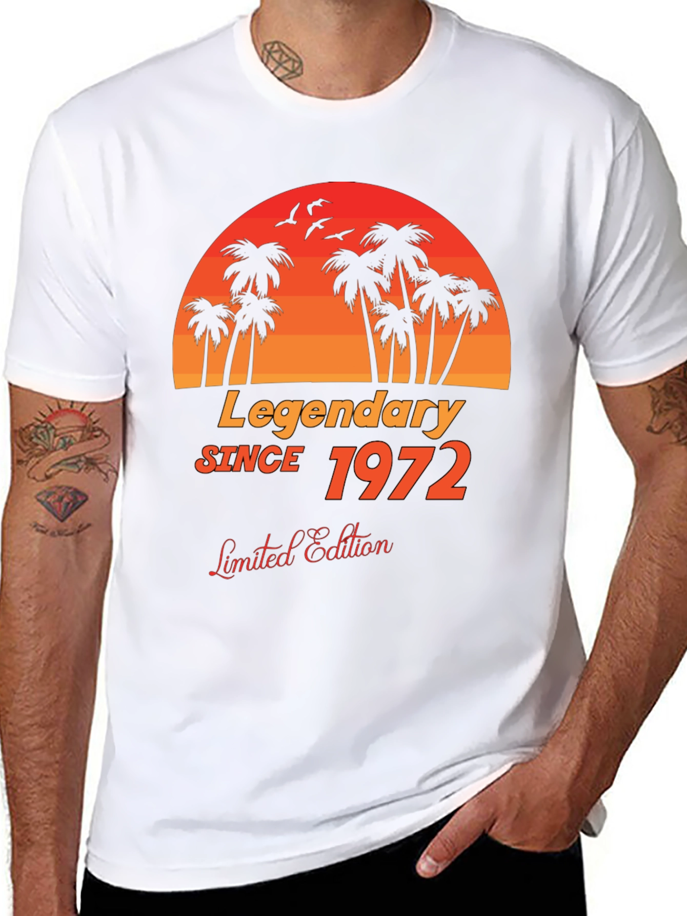 Legendary Since 1972 Black Graphic T-Shirt